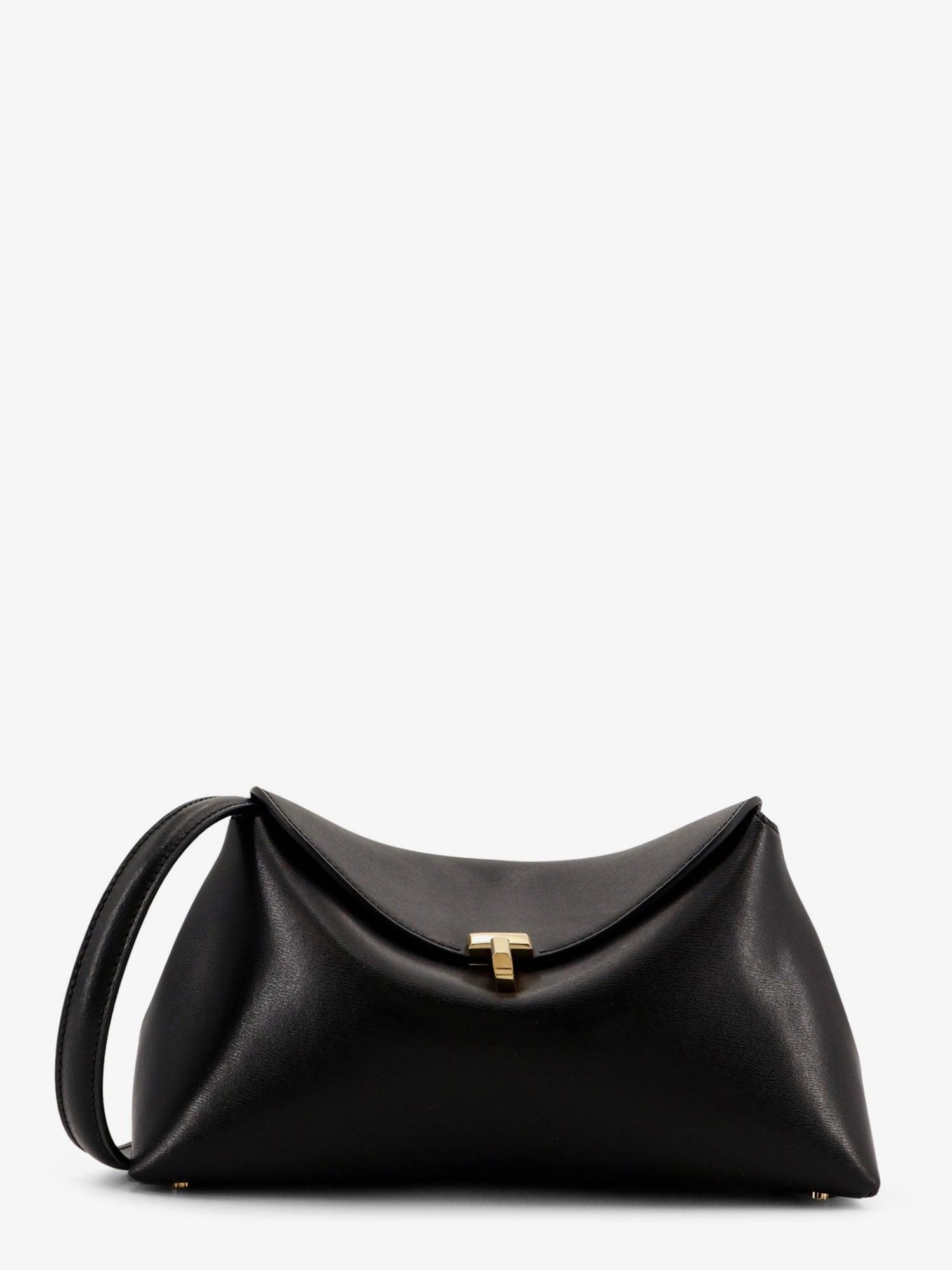 Toteme T-Lock Clutch Leather Shoulder Bag