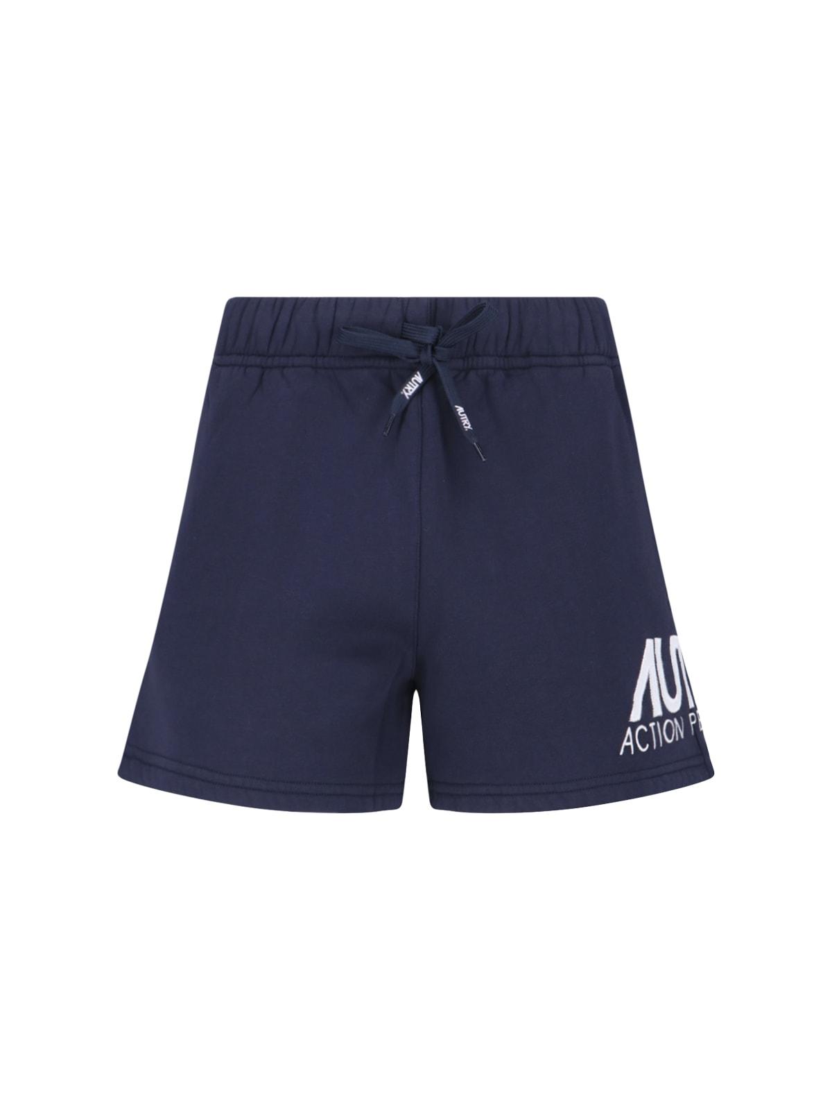 Autry Cotton Short Pants With Logo
