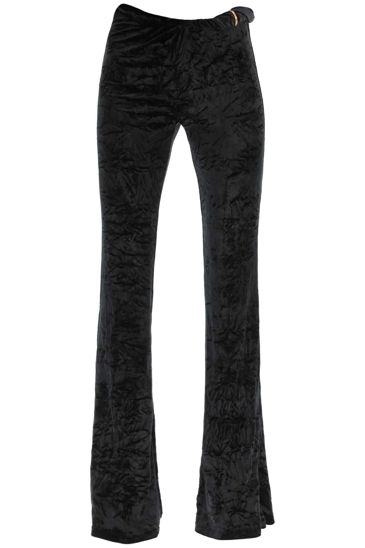 Versace Velvet Flared Pants