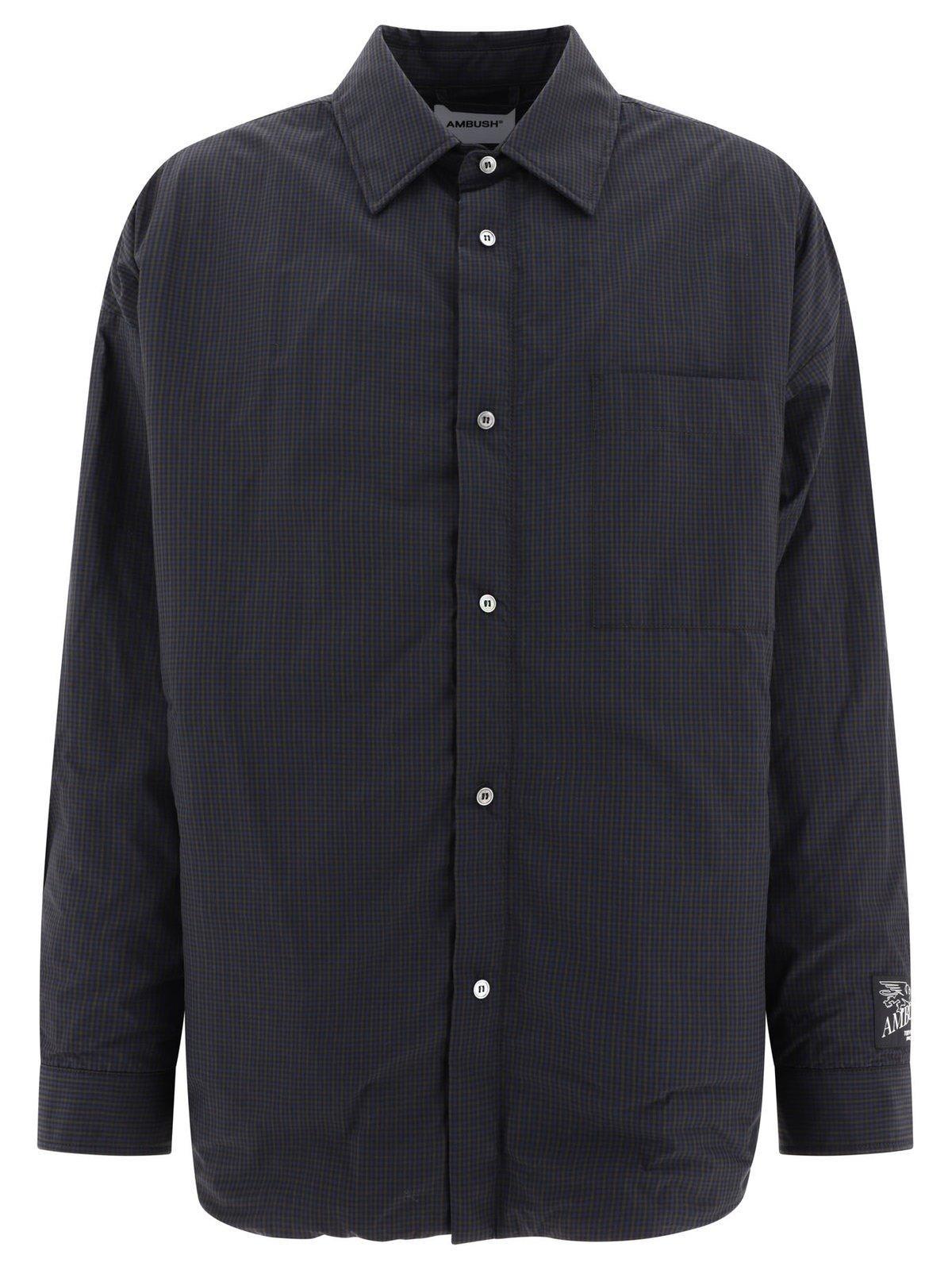 AMBUSH Buttoned Long-sleeved Padded Shirt Jacket