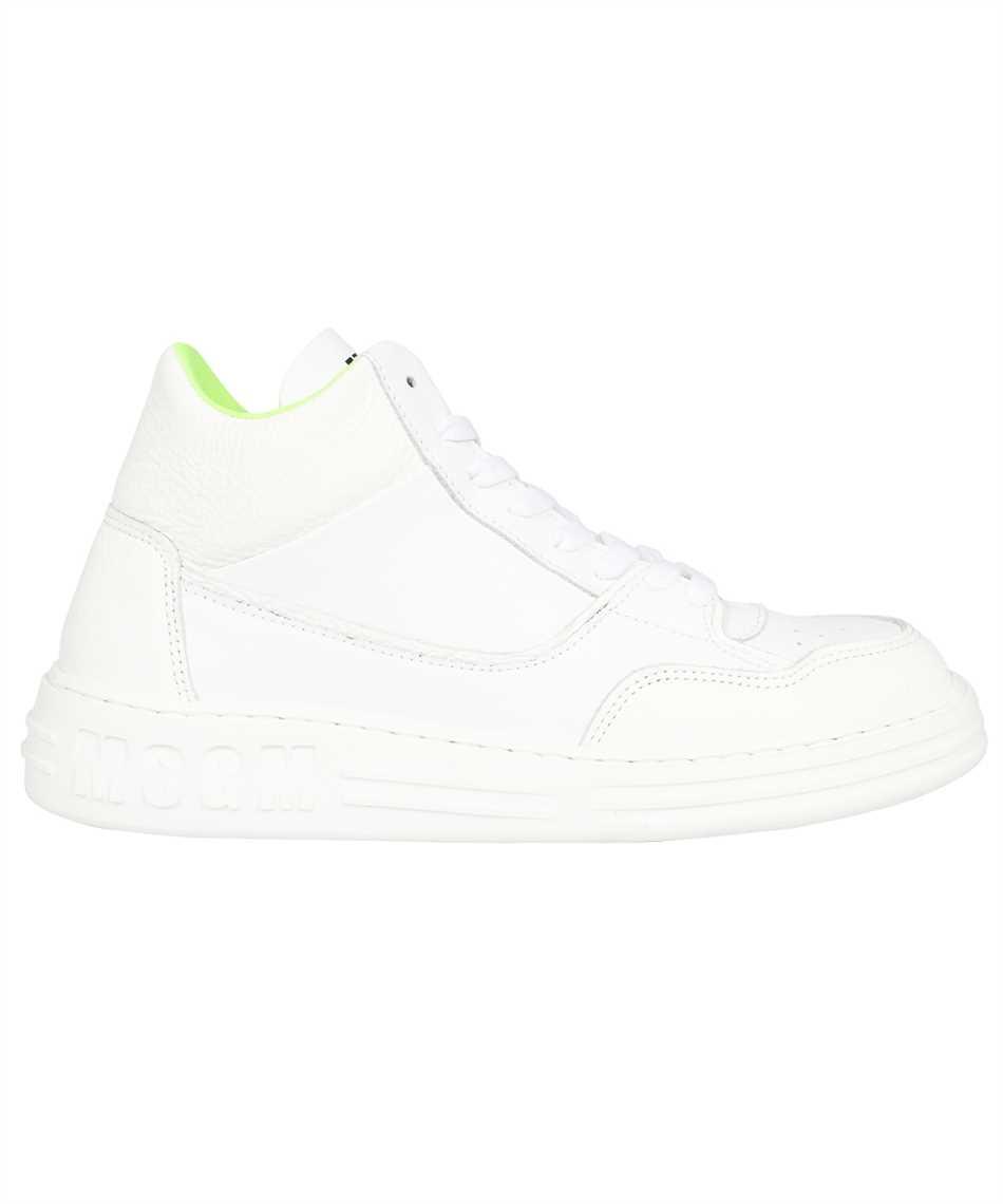 MSGM Leather Low Sneakers