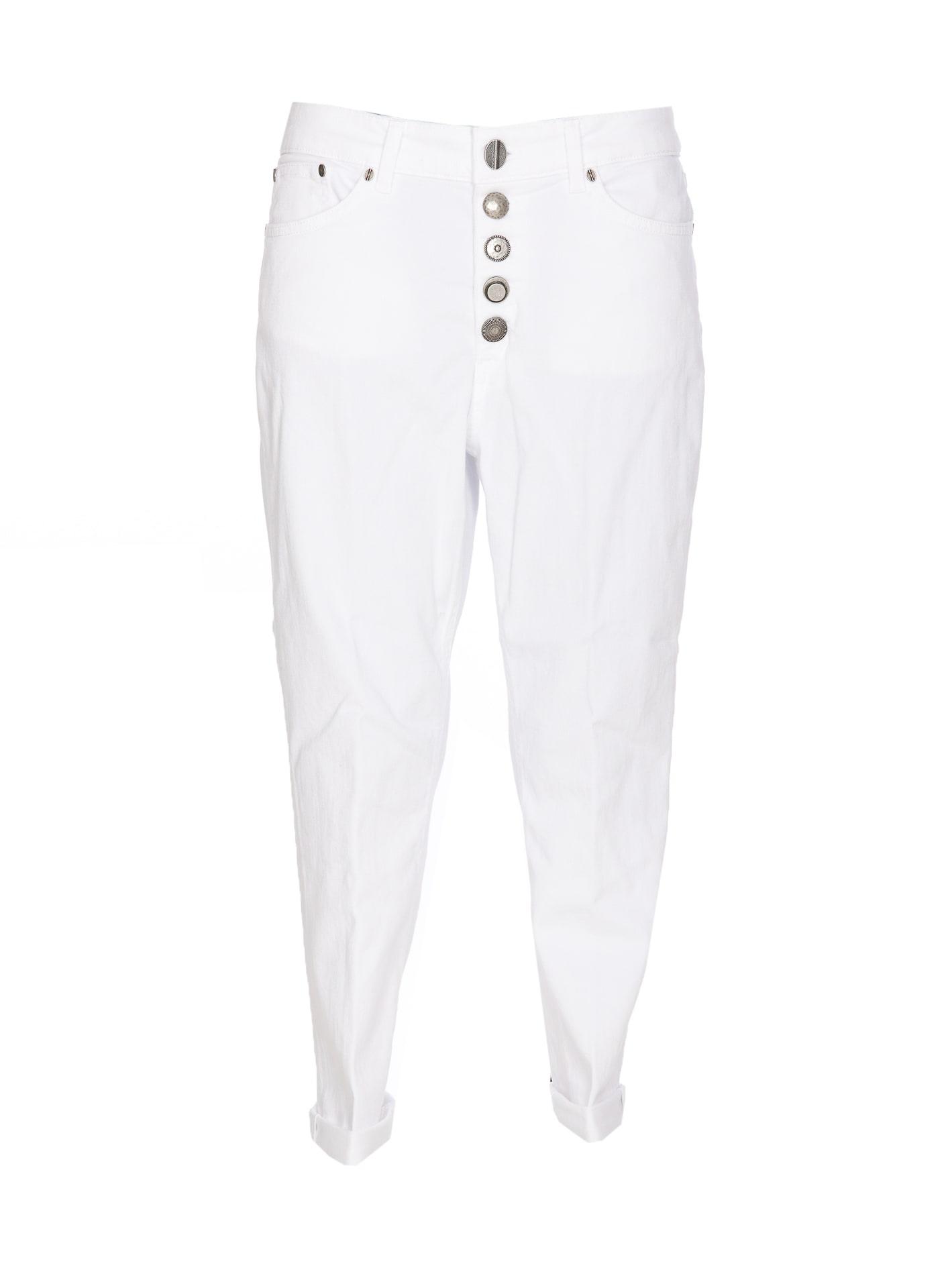 Dondup White Jeans