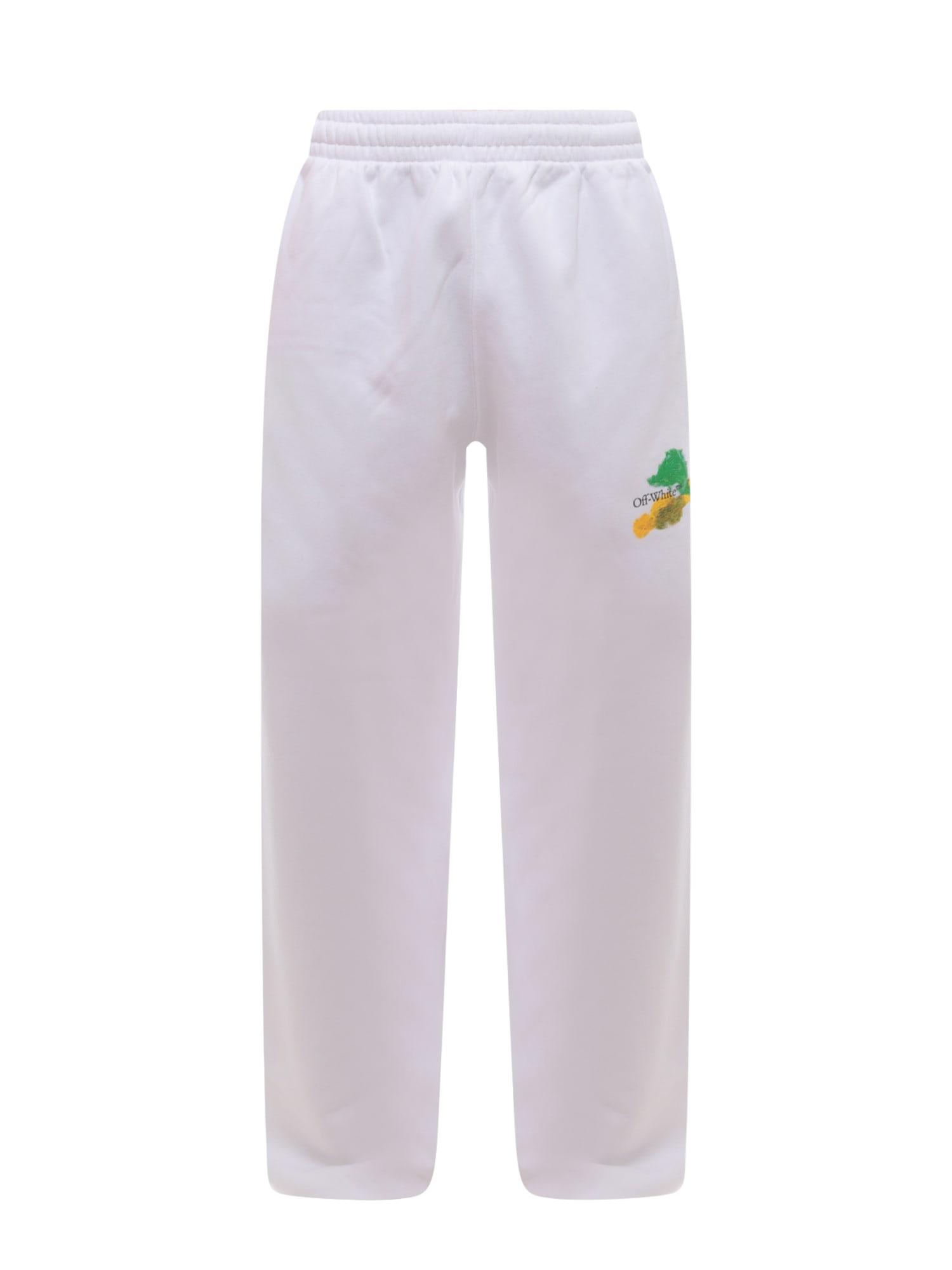 Off-White Cotton Joggers