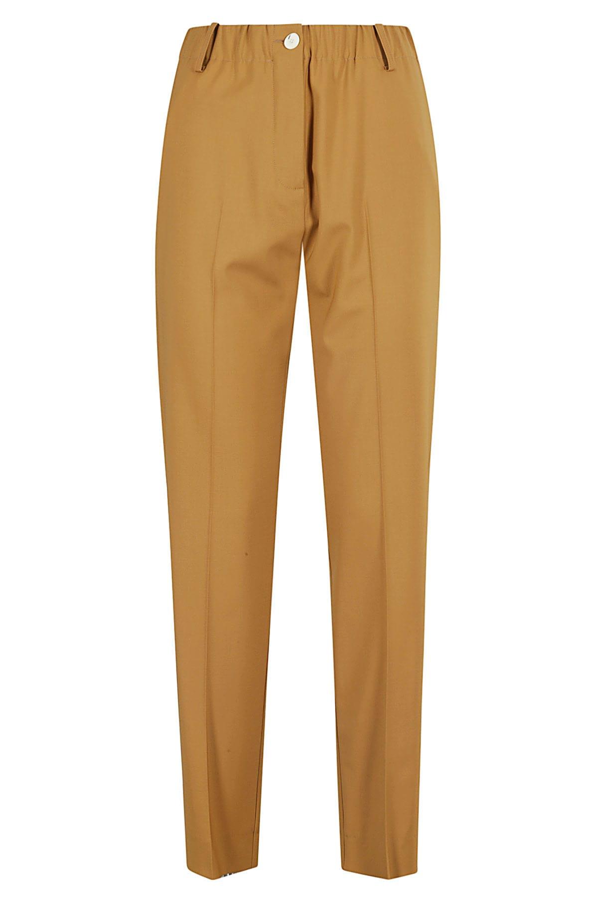 Alysi Wool Canvas Waist Trousers