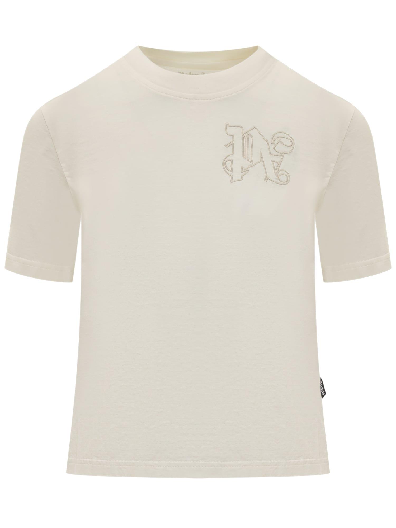 Palm Angels Logo Cotton T-Shirt
