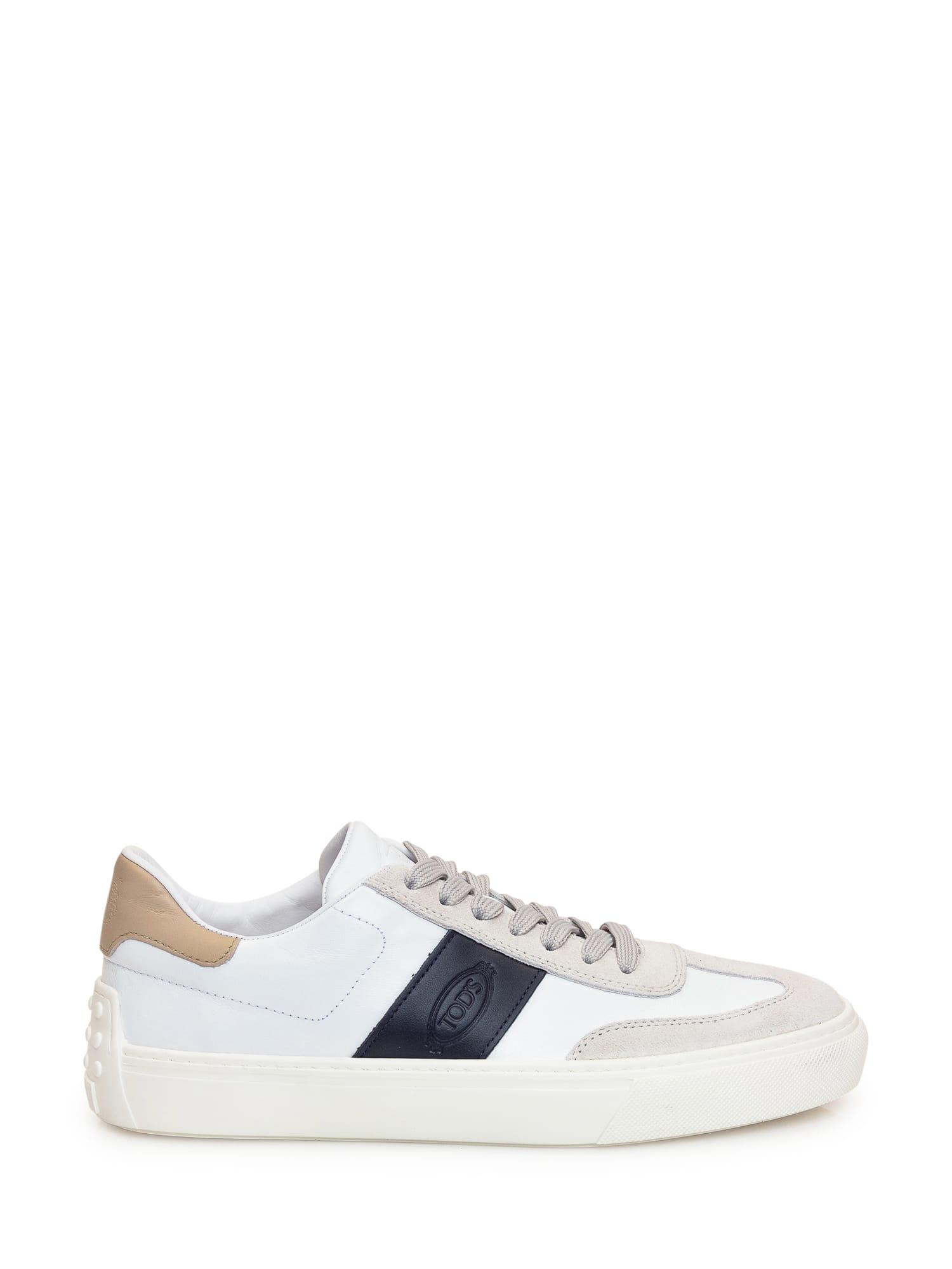 Tod's Sneakers in Smooth and Suede Leather