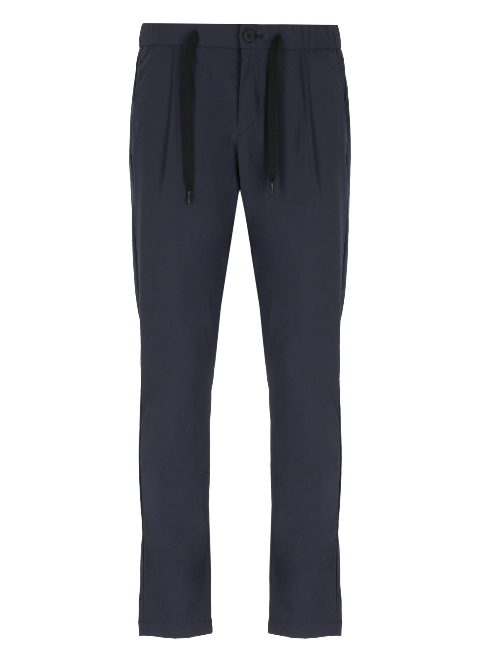 Herno Logo Patch Drawstring Pants