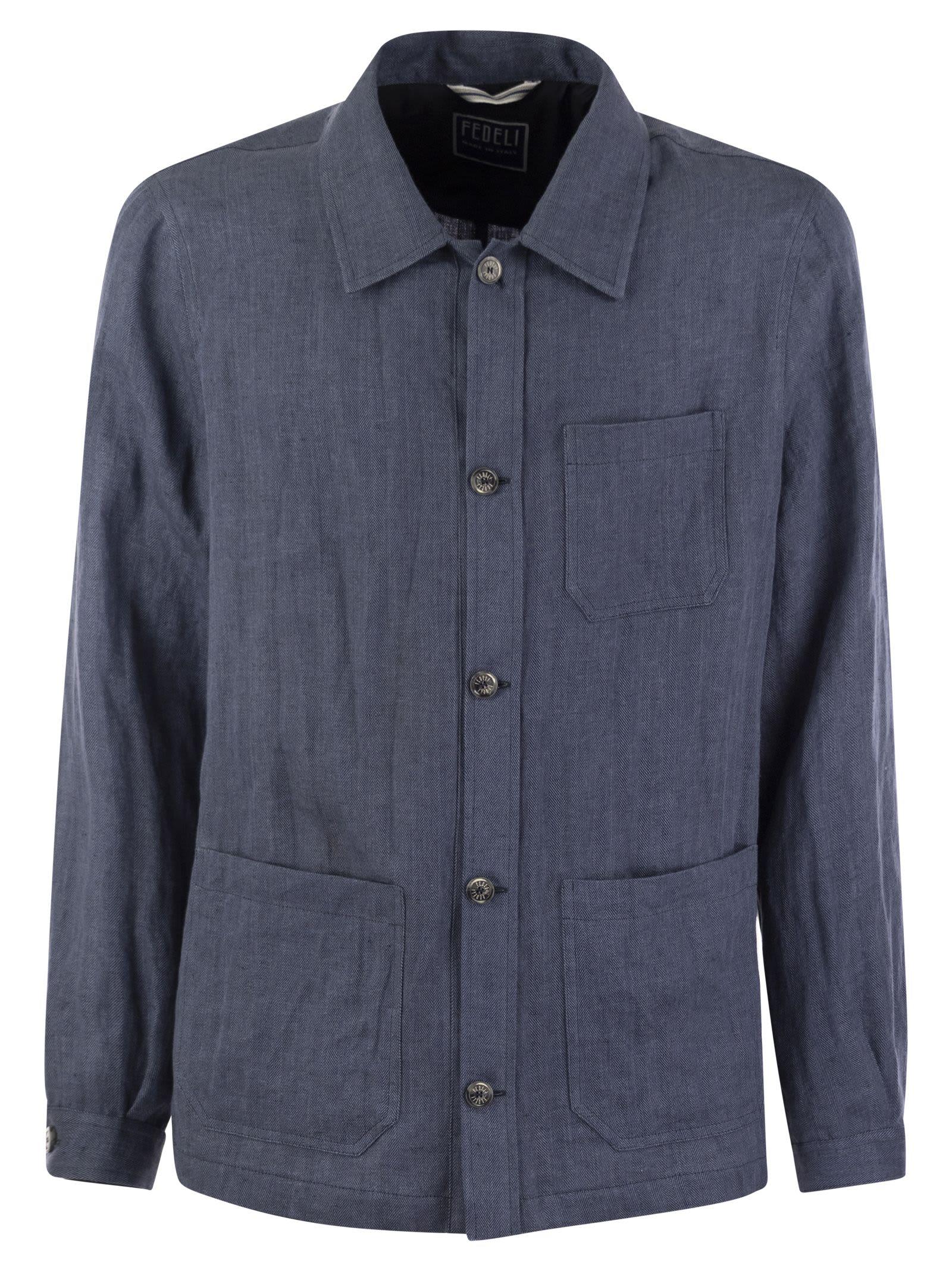 Fedeli Linen Jacket