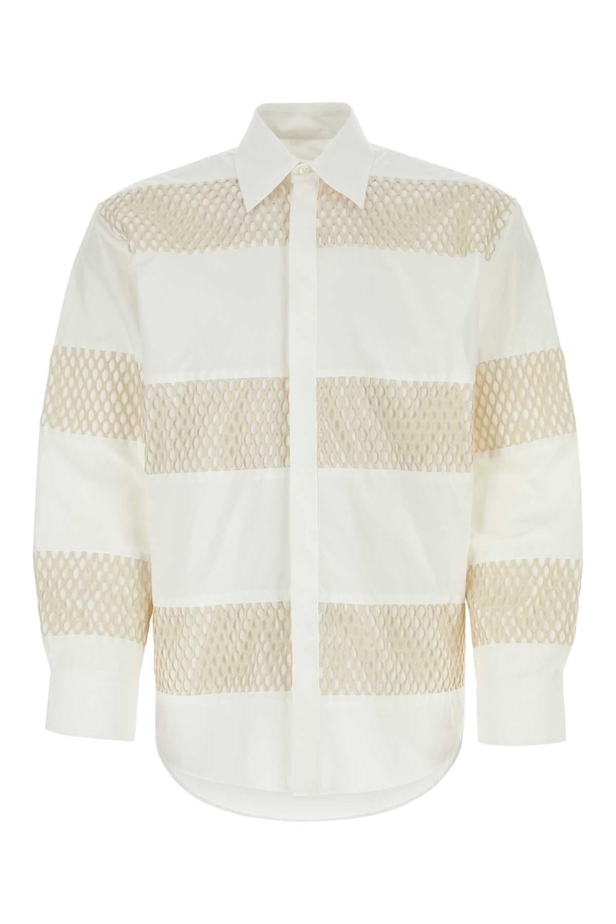 MSGM White Cotton Shirt