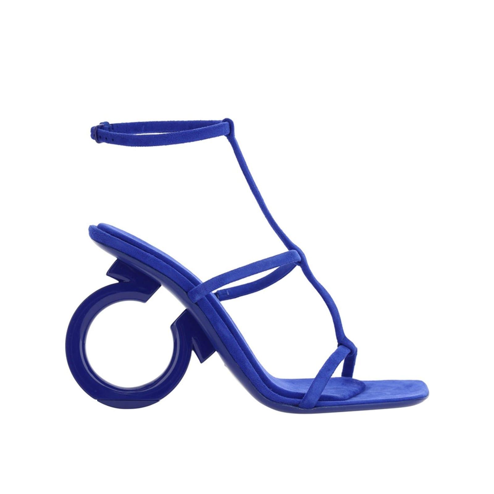 Ferragamo Elina Leather Sandals