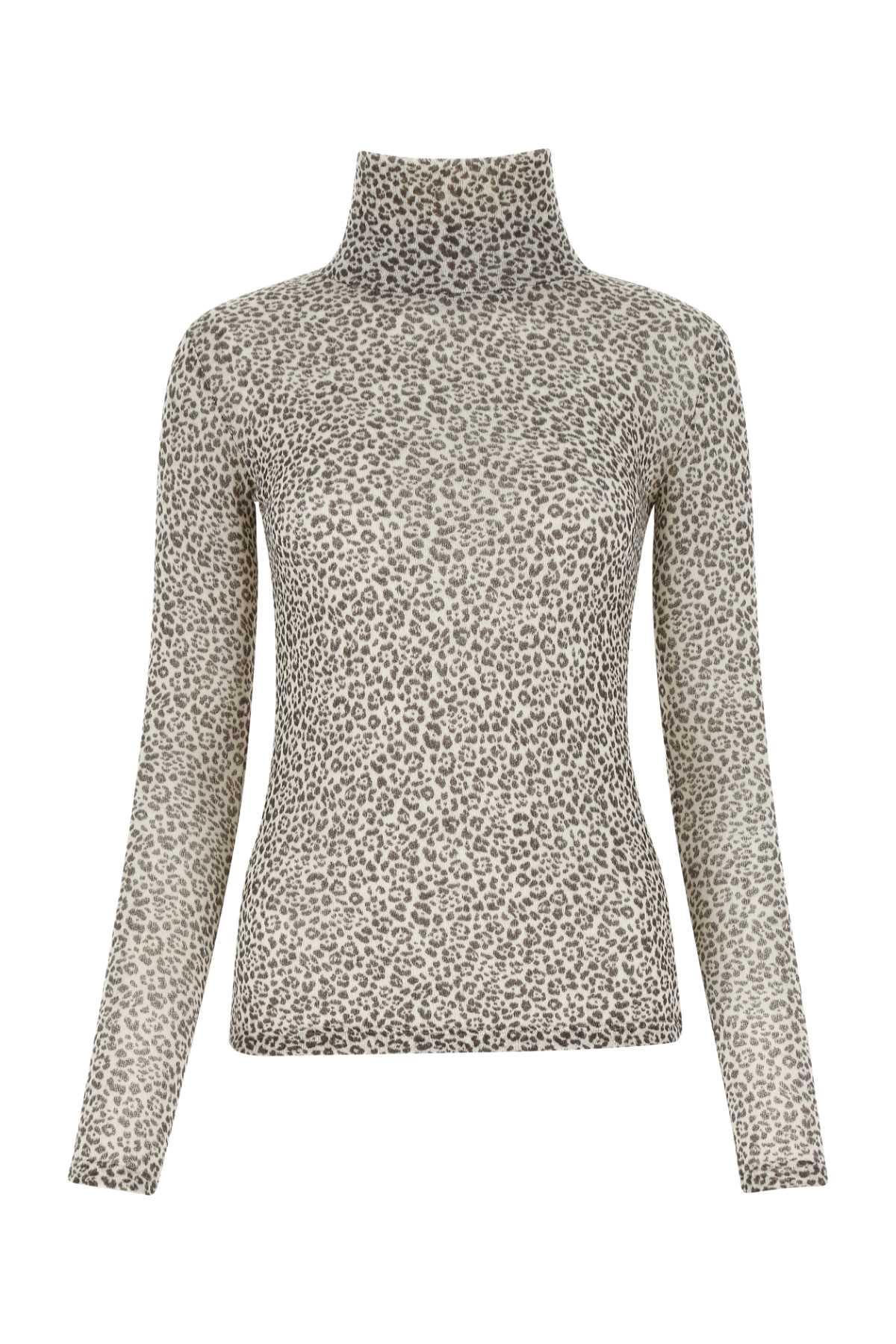 Saint Laurent Printed Wool Top