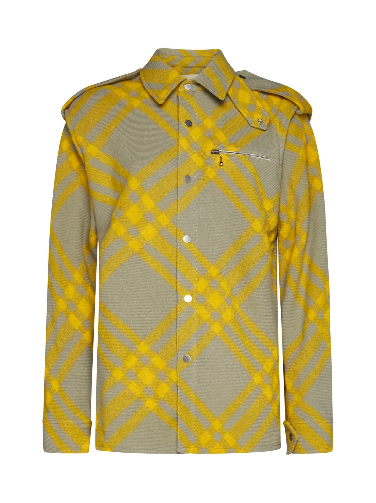 Burberry Women's Embroidered Wool Blend Shirt