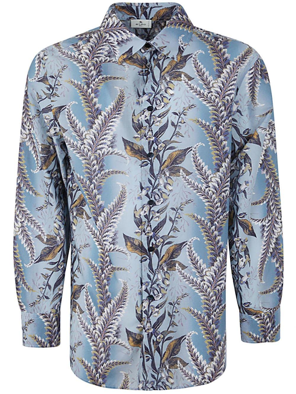 Etro Men's Printed Cotton Shirt