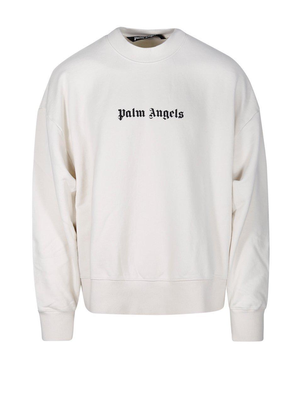 Palm Angels Logo Crewneck Sweatshirt