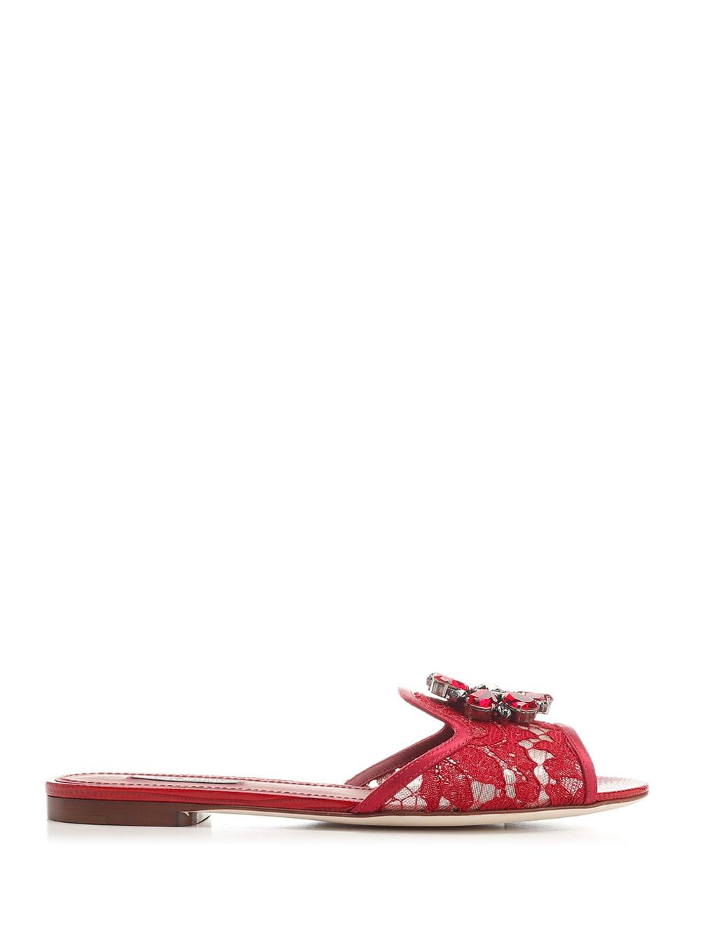 Dolce & Gabbana Taormina Lace Sandals