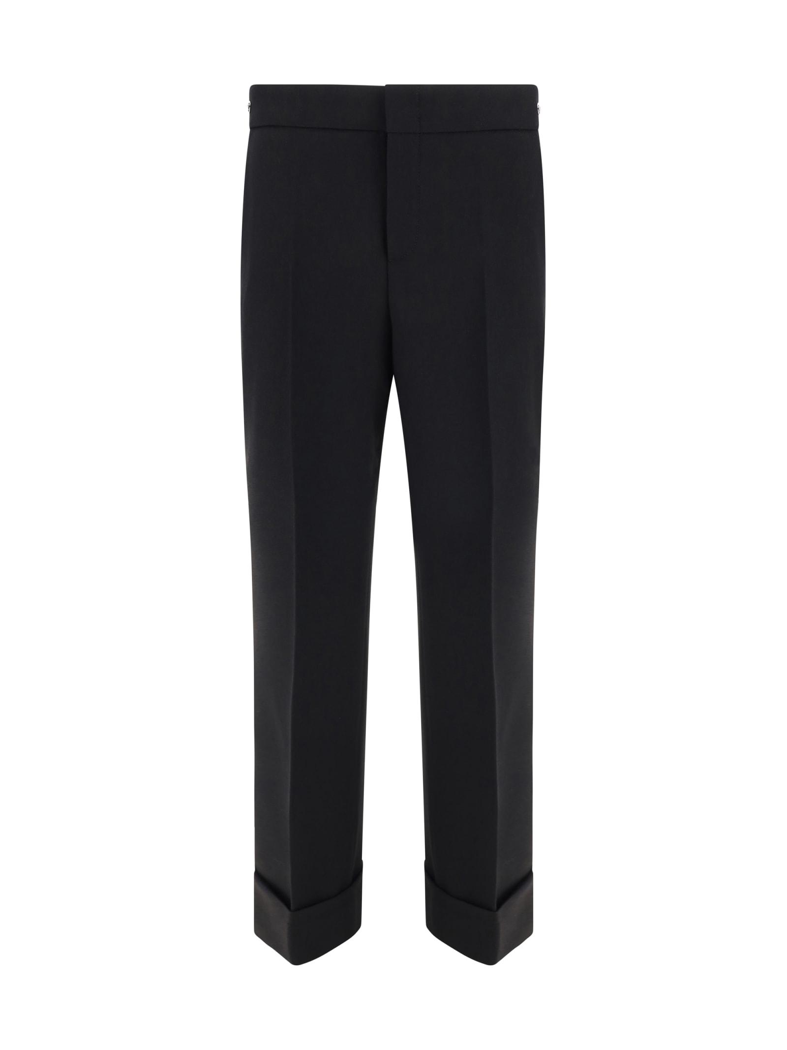 Gucci Women's Wool Trousers in Black