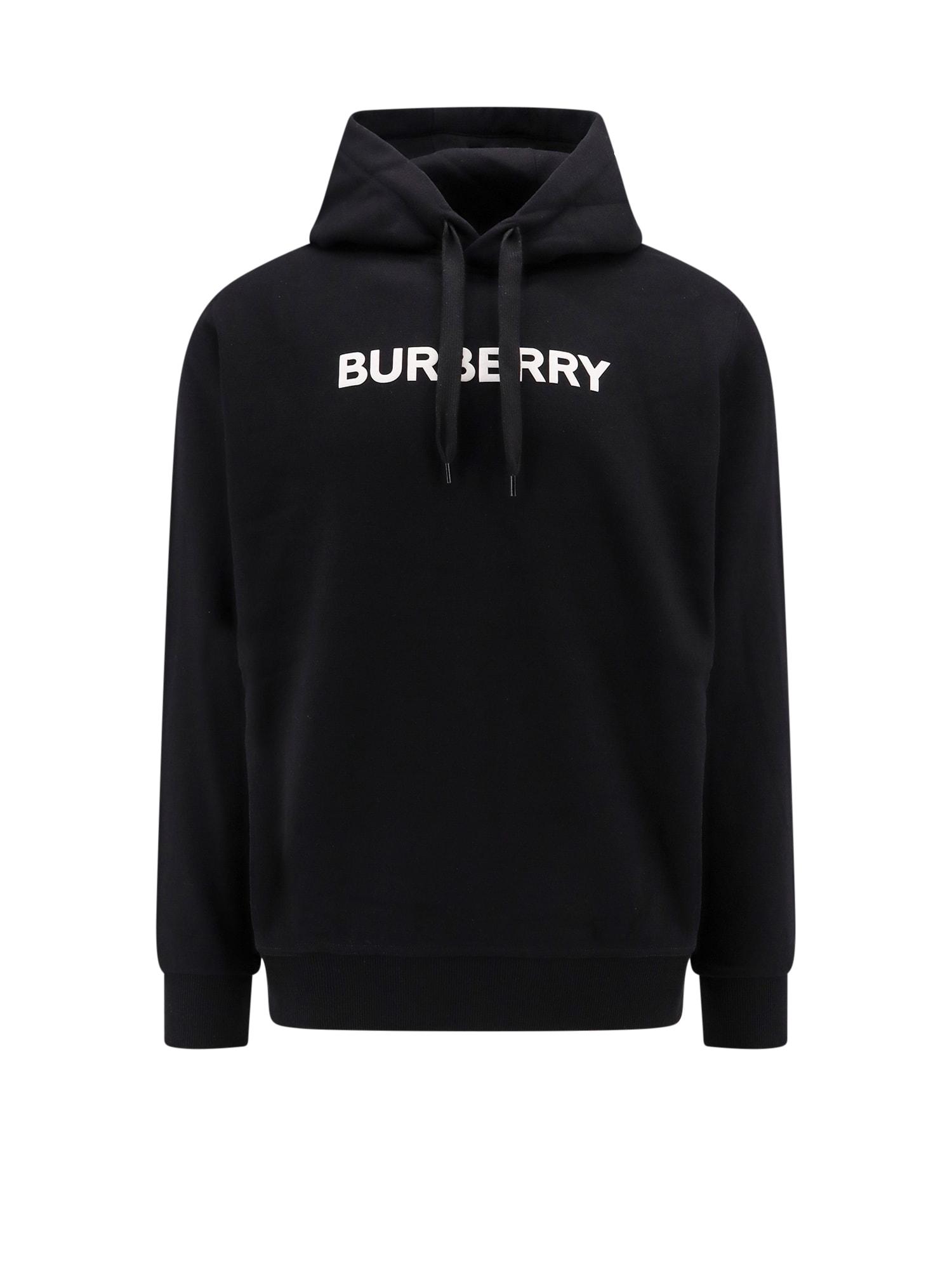 Burberry Black Cotton Sweatshirt