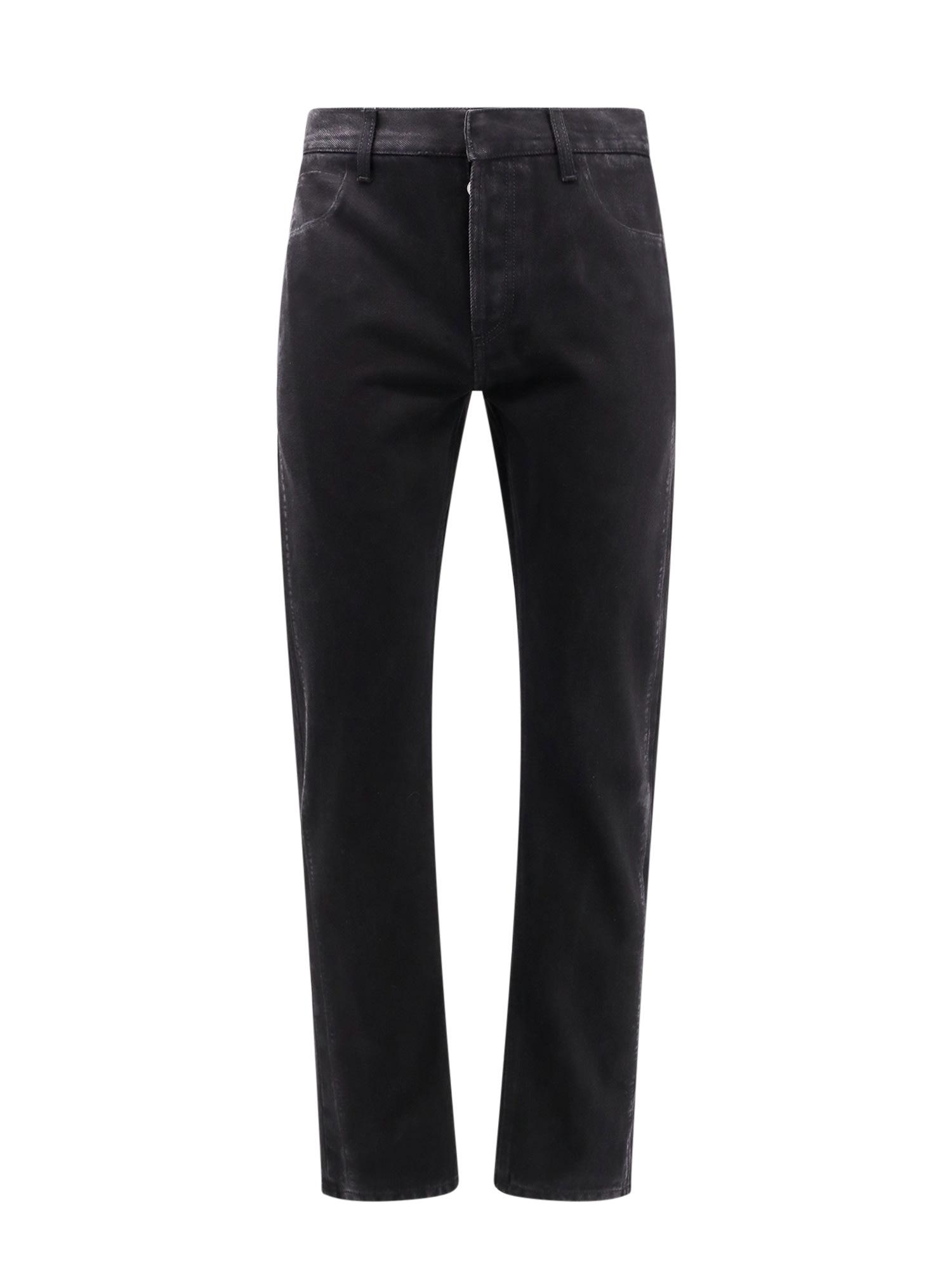 Alexander McQueen Black Jeans With Straight Leg In Denim