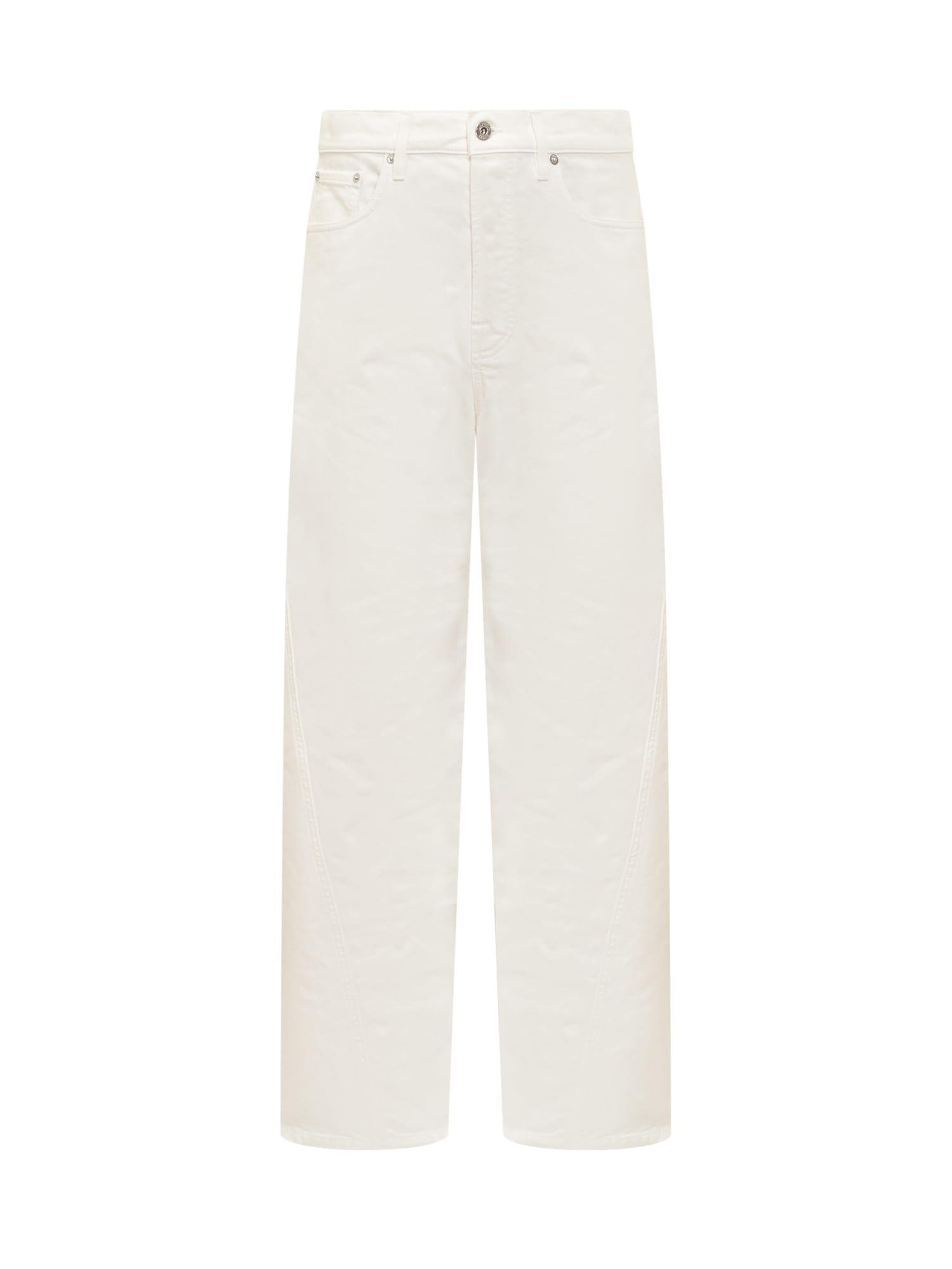 Lanvin Classic 100% Cotton Jeans and Twisted Trousers