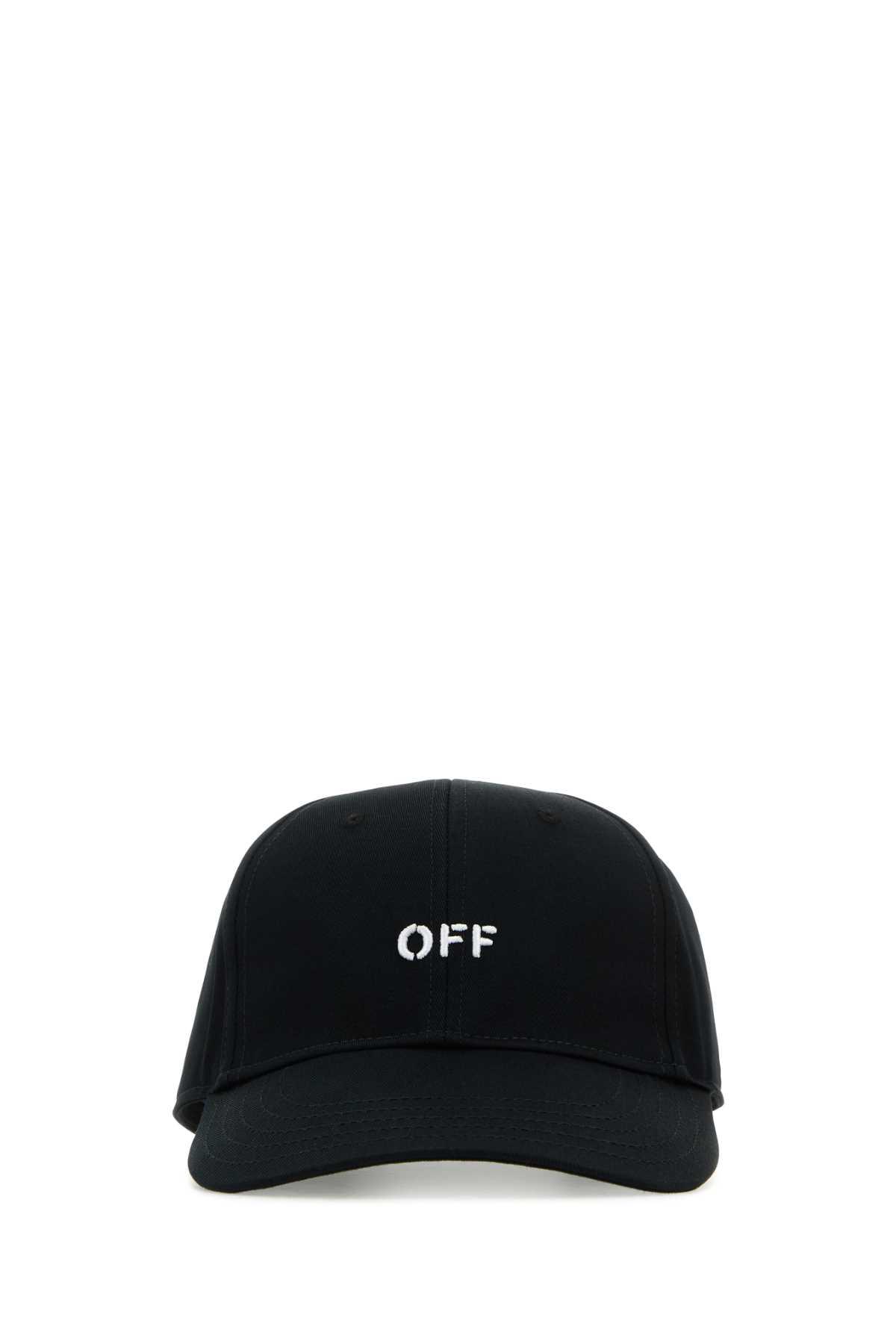 Off-White Baseball Hat With Logo