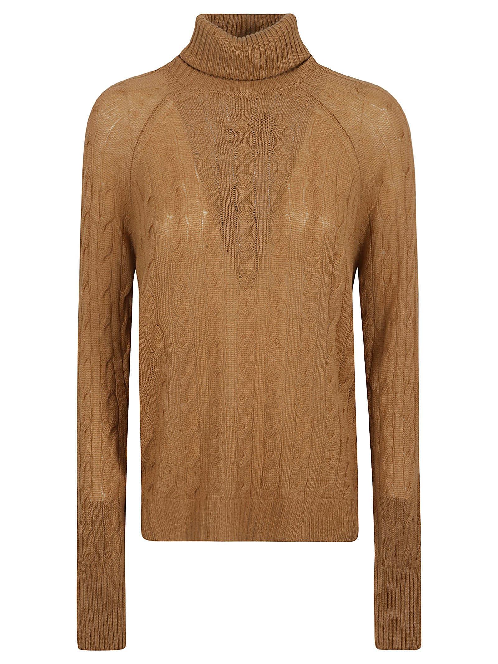 Etro Turtleneck Cable-knit Sweater