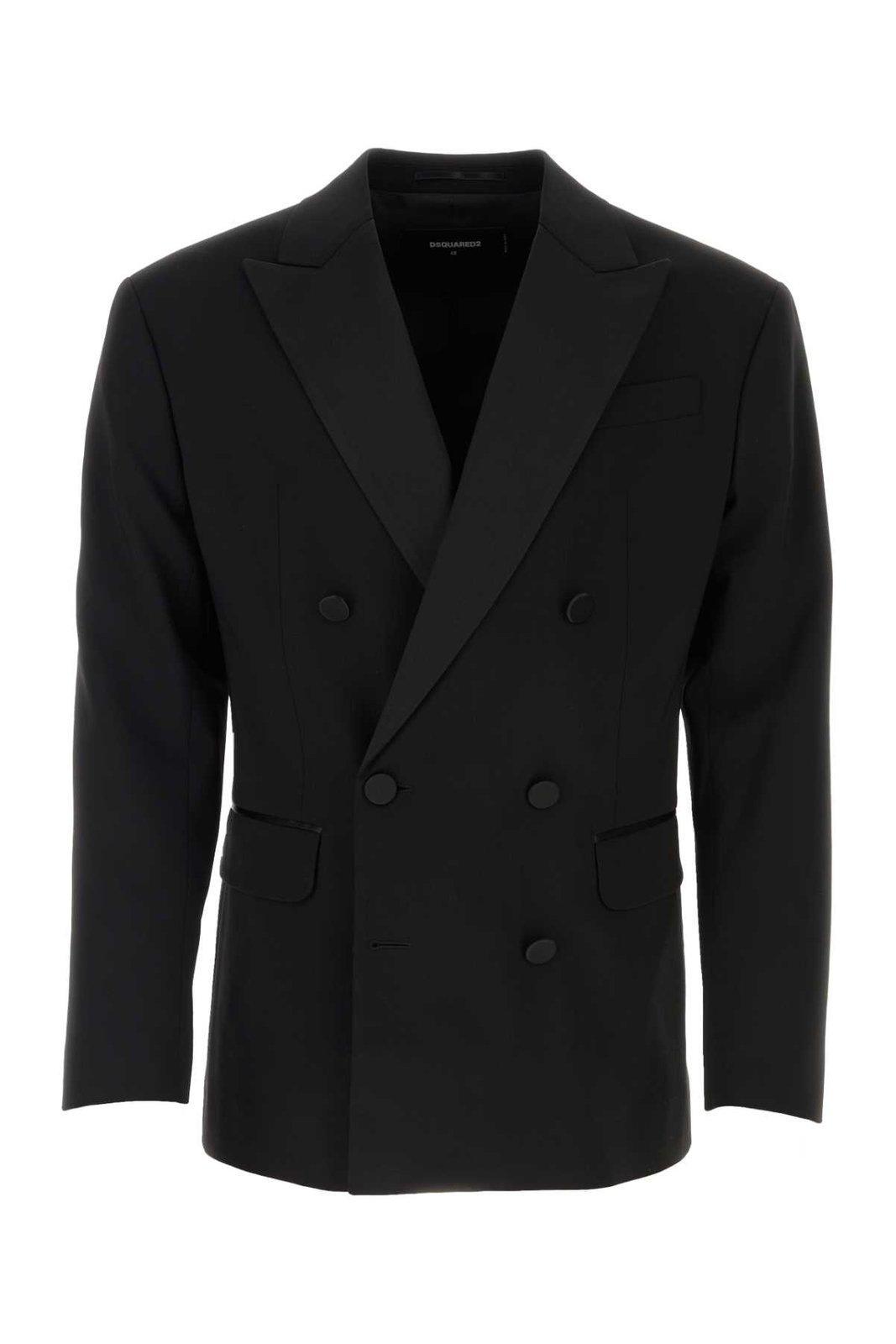 Dsquared2 Women's Stretch Wool Dan Db Blazer in Black