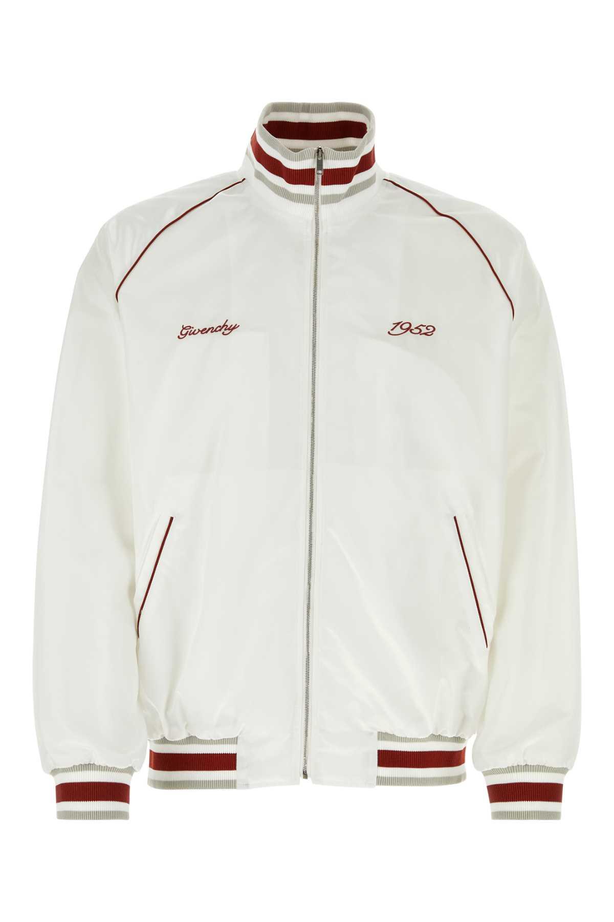 Givenchy Women's Nylon Bomber Jacket in White