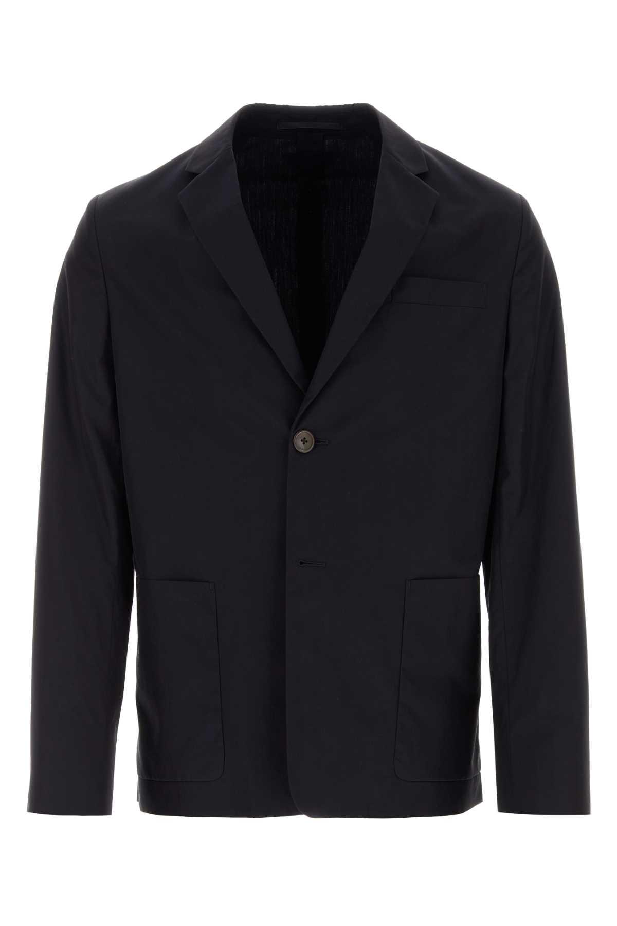 Prada Midnight Blue Cotton Blazer