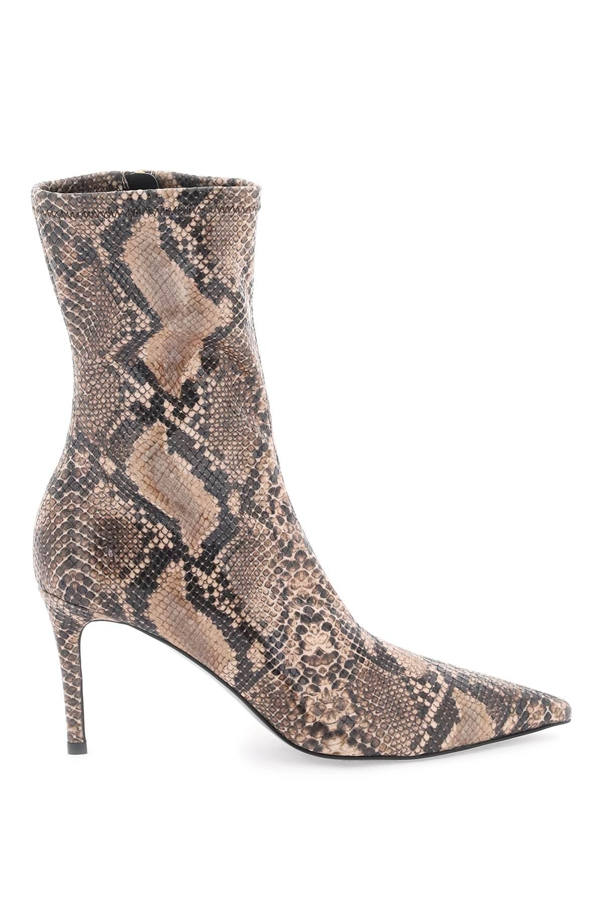 Stella McCartney Python Print Heeled Ankle Boots