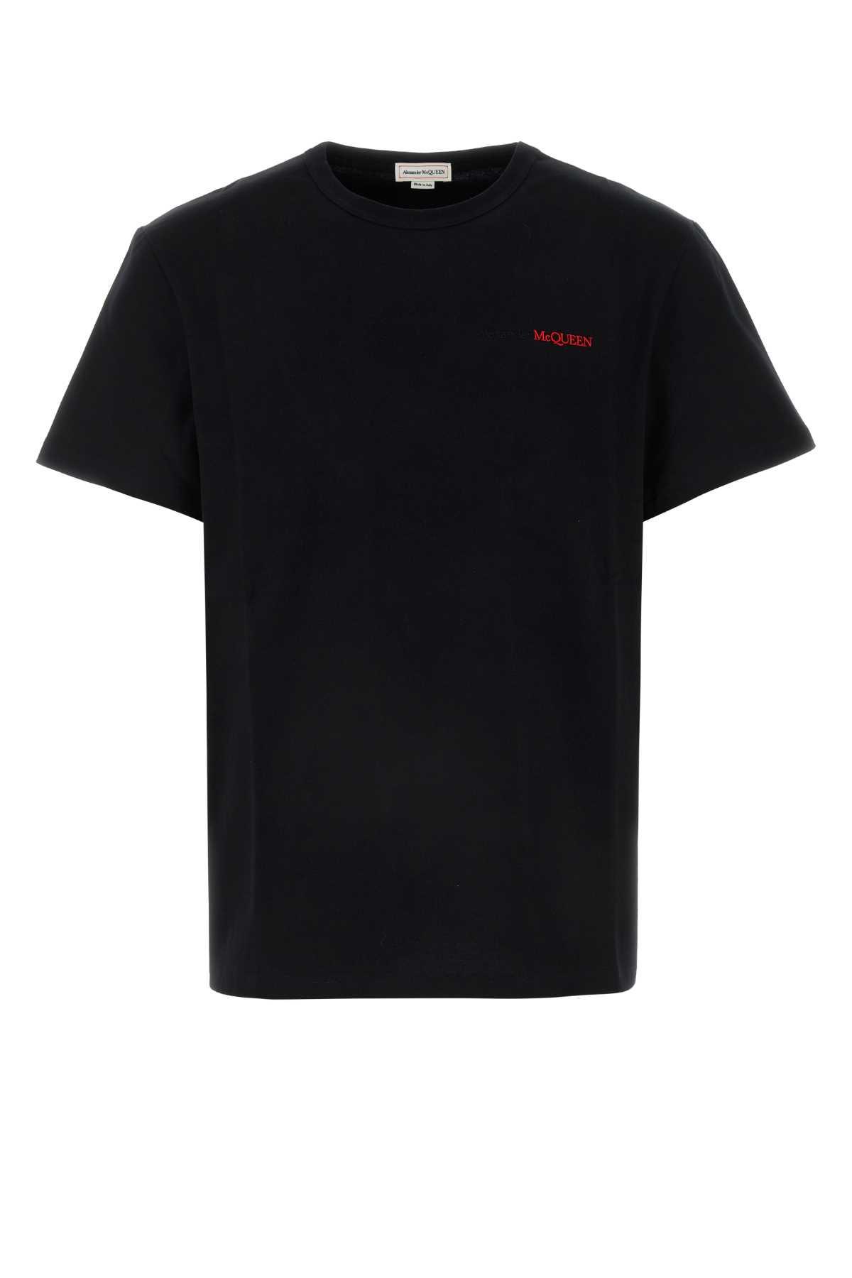Alexander McQueen Black Cotton T-shirt
