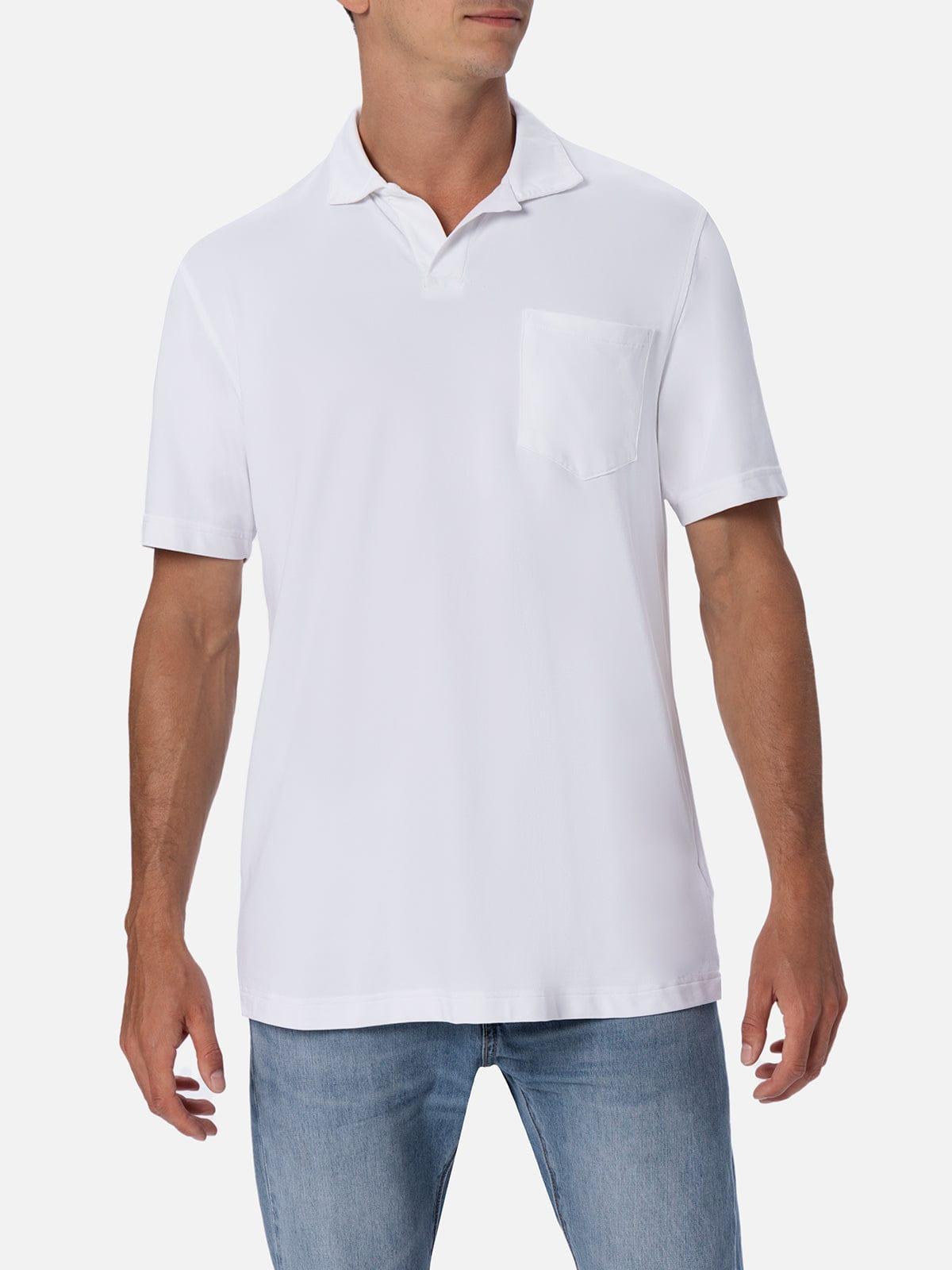 MC2 SAINT BARTH Off-white Technical Piquet Polo Shirt Camber