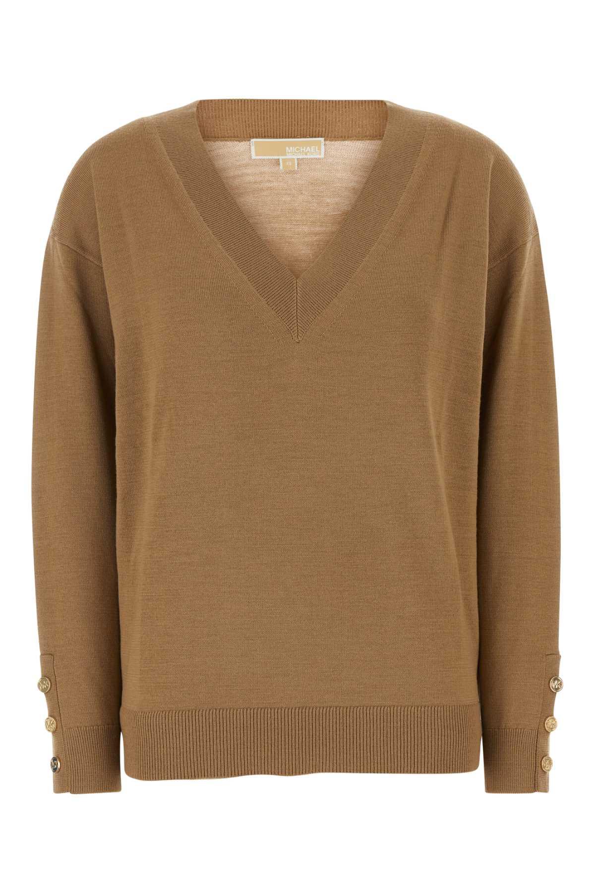 Michael Kors Camel Wool Sweater