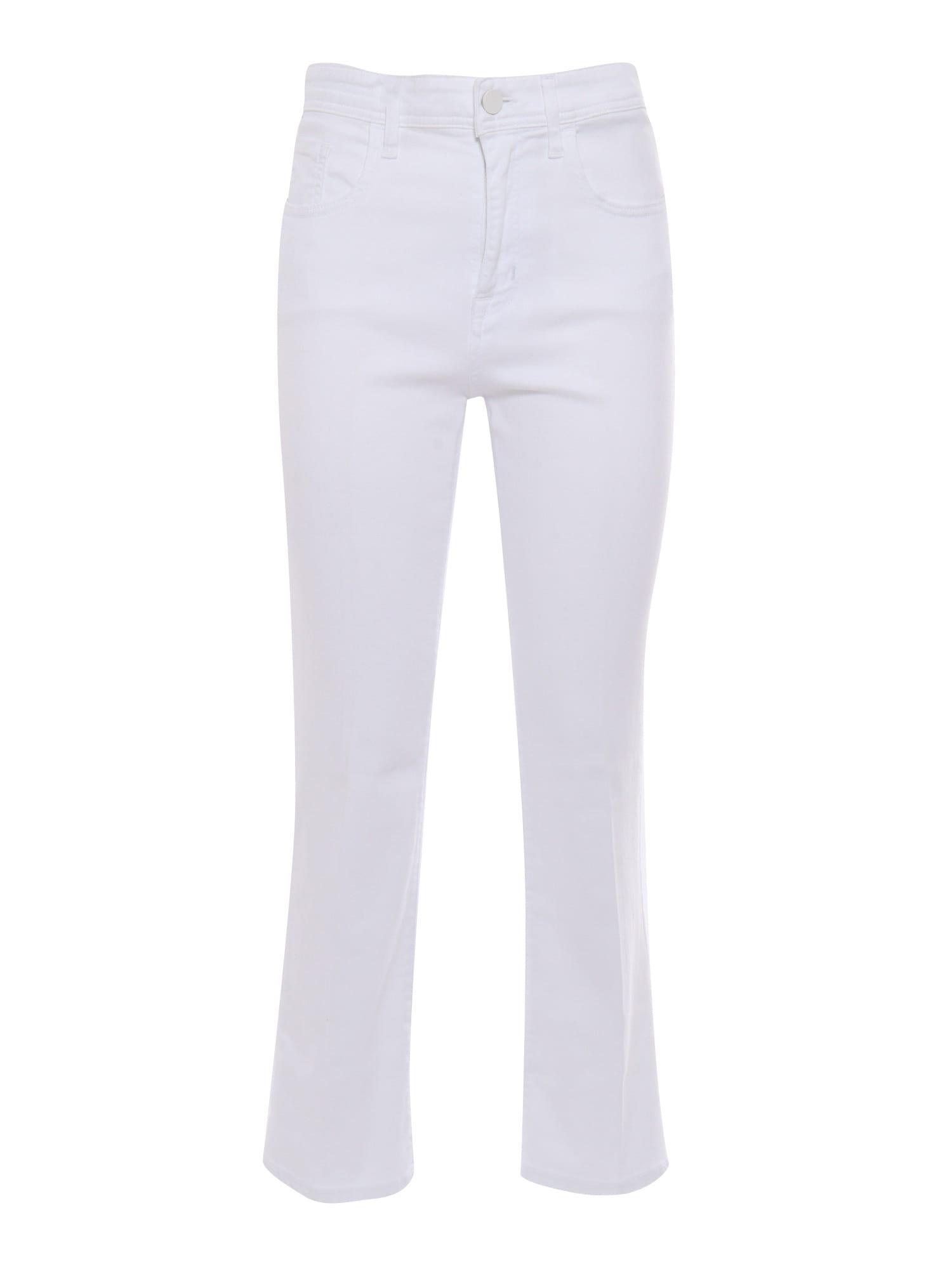 Jacob Cohen White 5-pocket Trousers