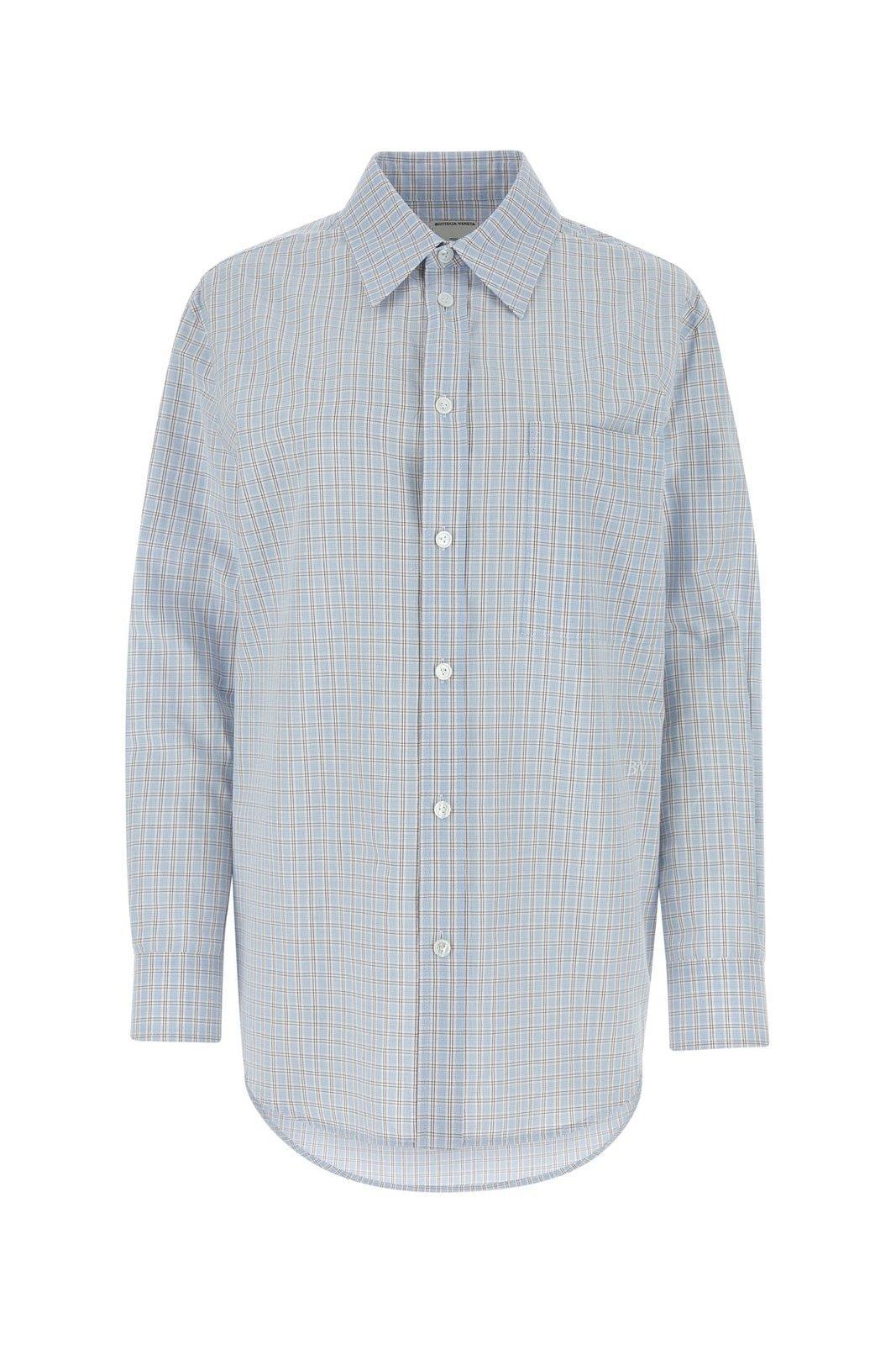 Bottega Veneta Embroidered Cotton Blend Shirt