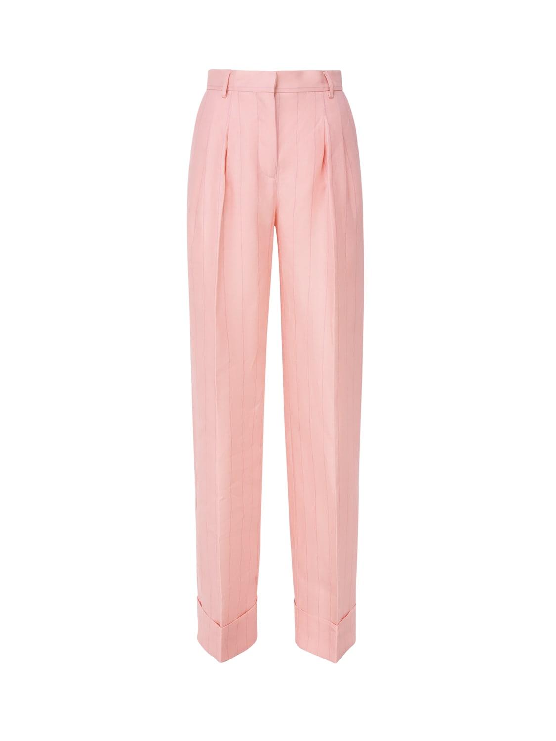 The Andamane Nathalie Trousers In Linen Blend