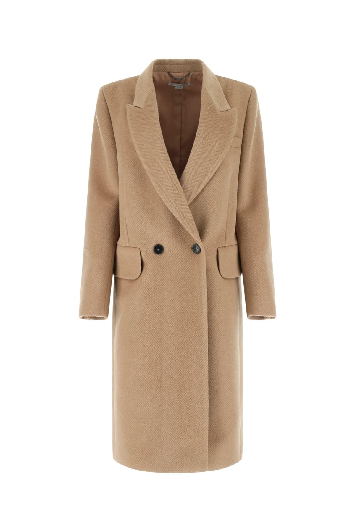 Stella Mccartney Antiqued Pink Wool Coat