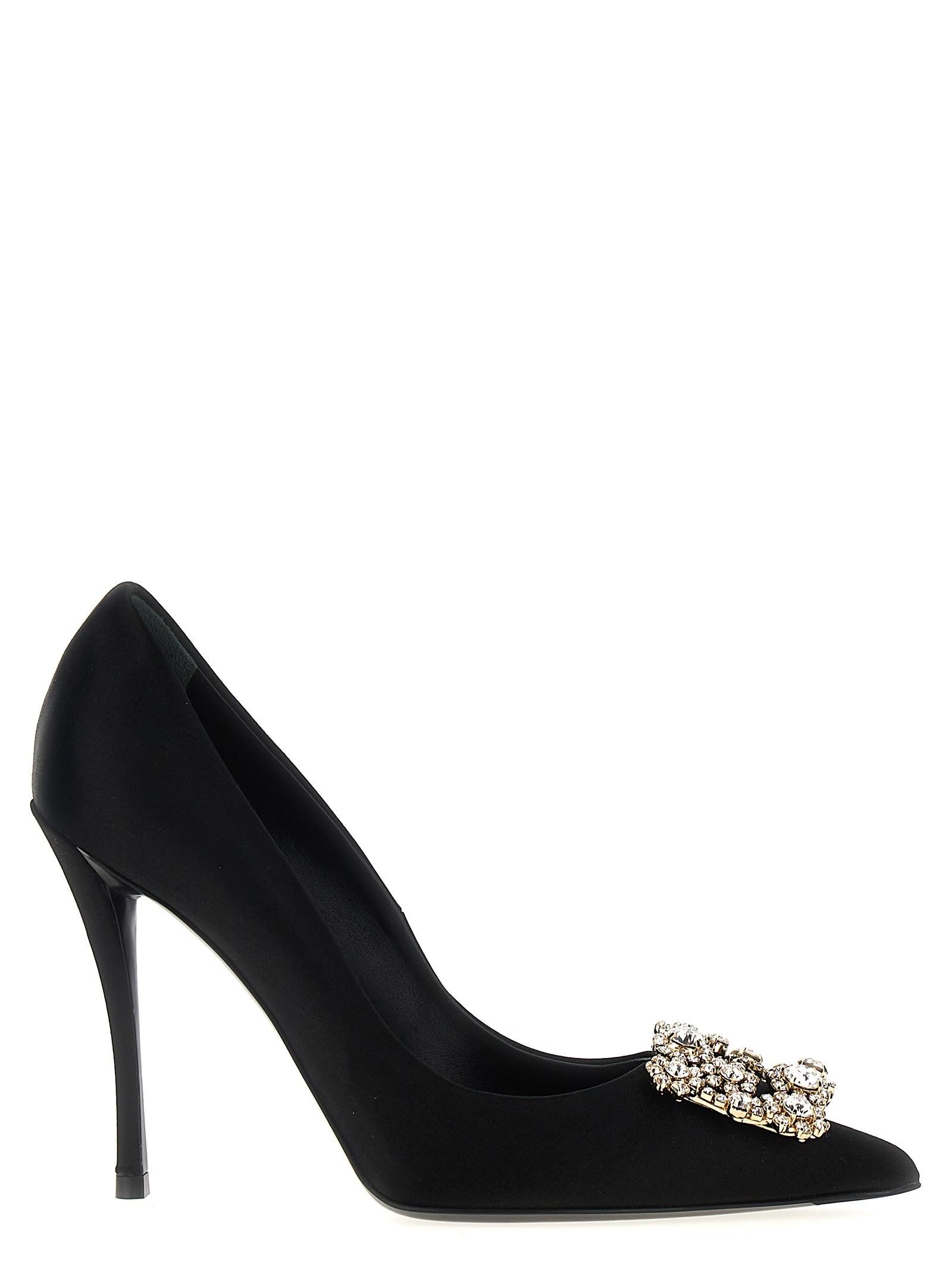 Roger Vivier Flower Strass Pumps