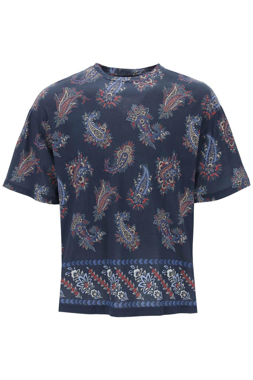 Etro Cotton Crew-neck T-shirt