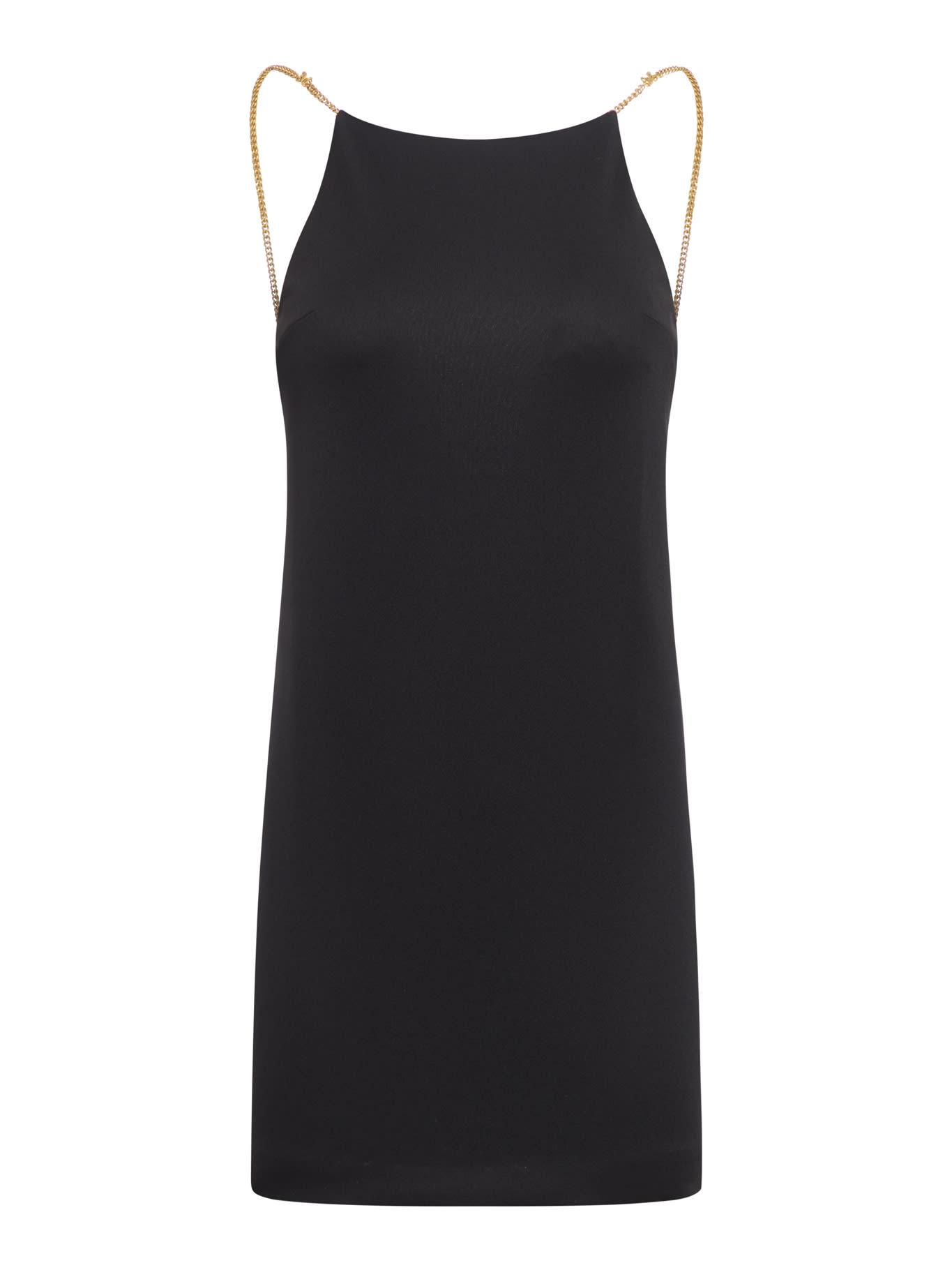 Palm Angels Jersey Mini Dress in Black