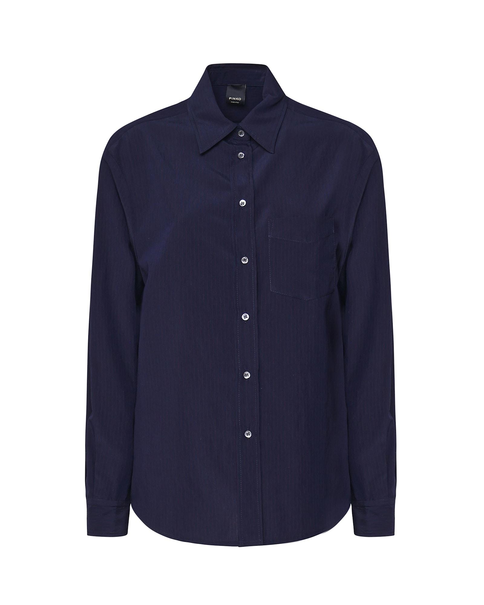 Pinko Long Sleeved Striped Buttoned Shirt