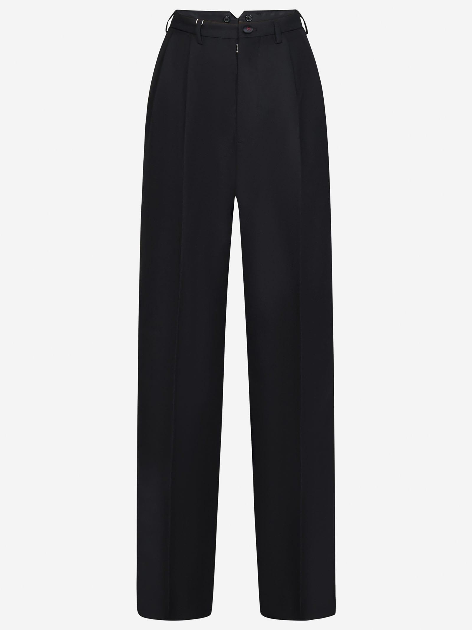 Maison Margiela High-waist Pleated Trousers