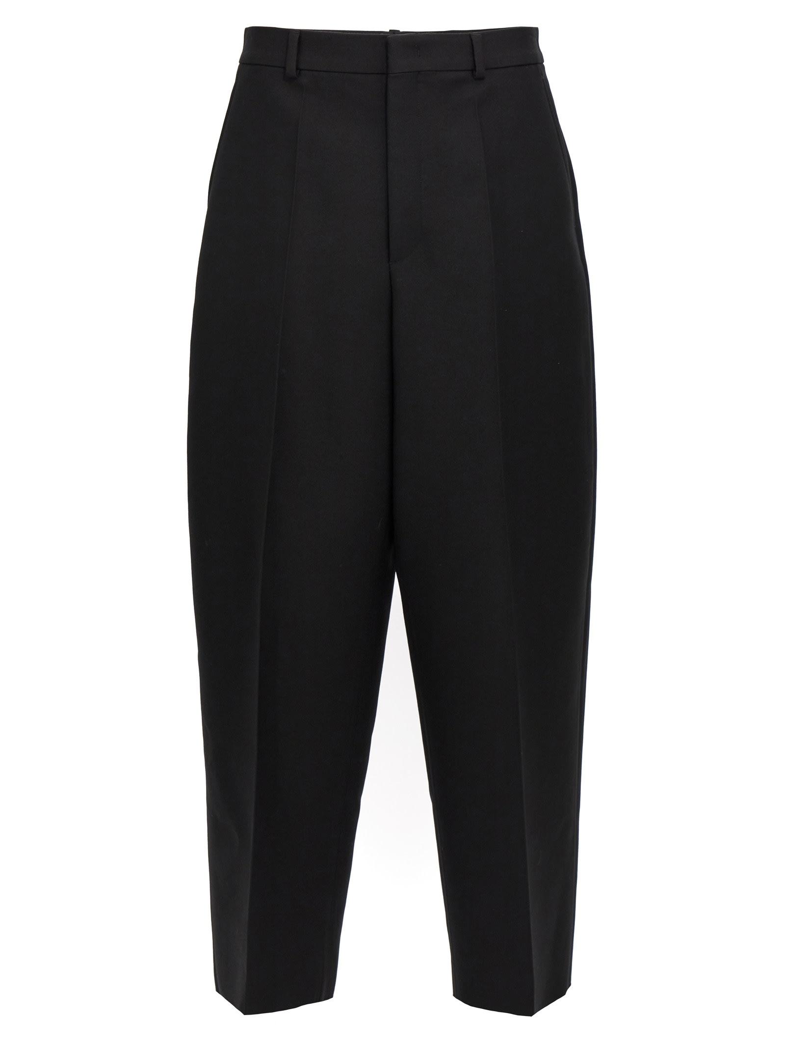 Valentino Garavani Black Wool Blend Pant