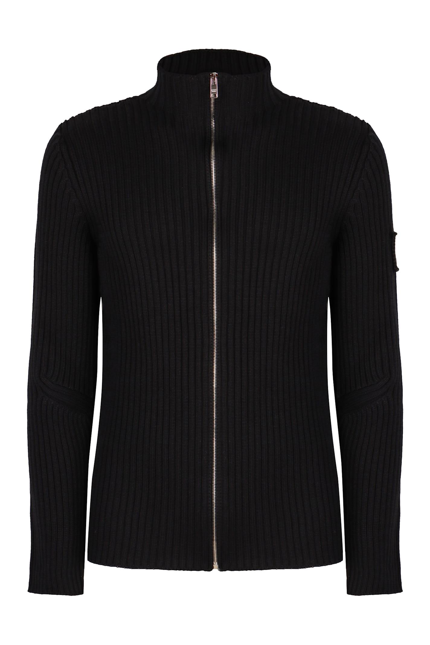 Prada Virgin Wool Cardigan