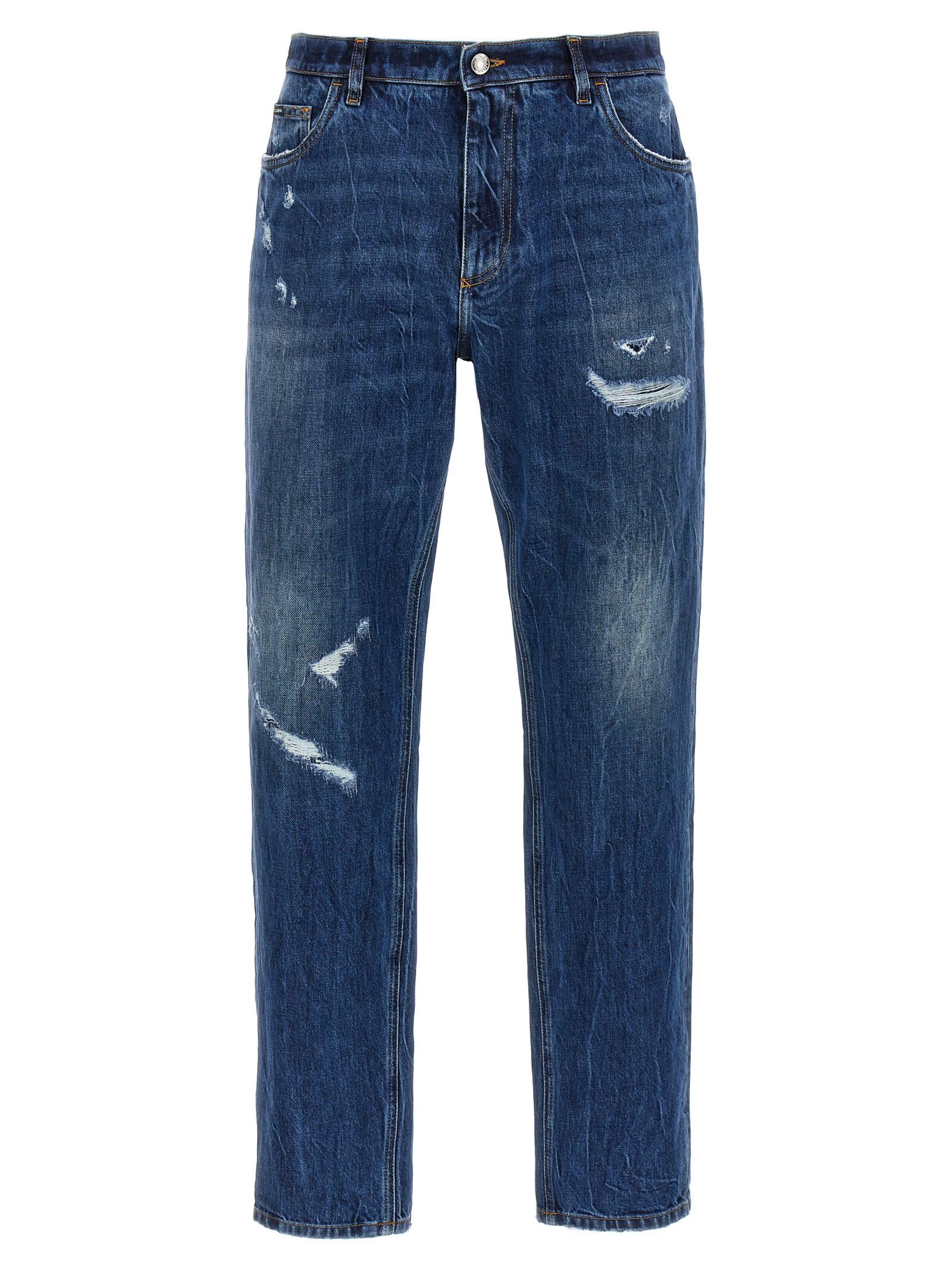 Dolce & Gabbana Men's Loose-Fit Jeans