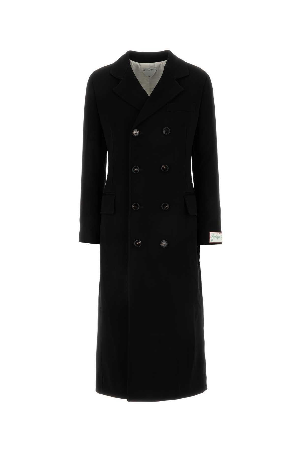 Bottega Veneta Women's Jersey Coat in Black