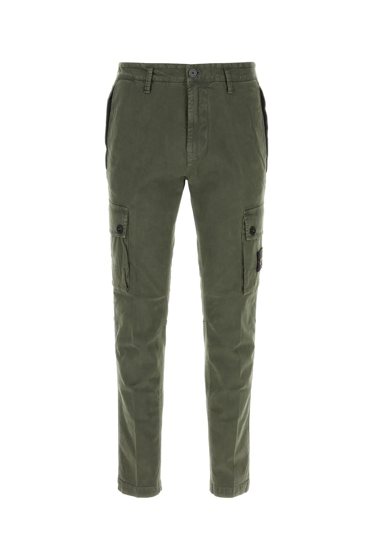 Stone Island Men's Cargo Pant in Musk