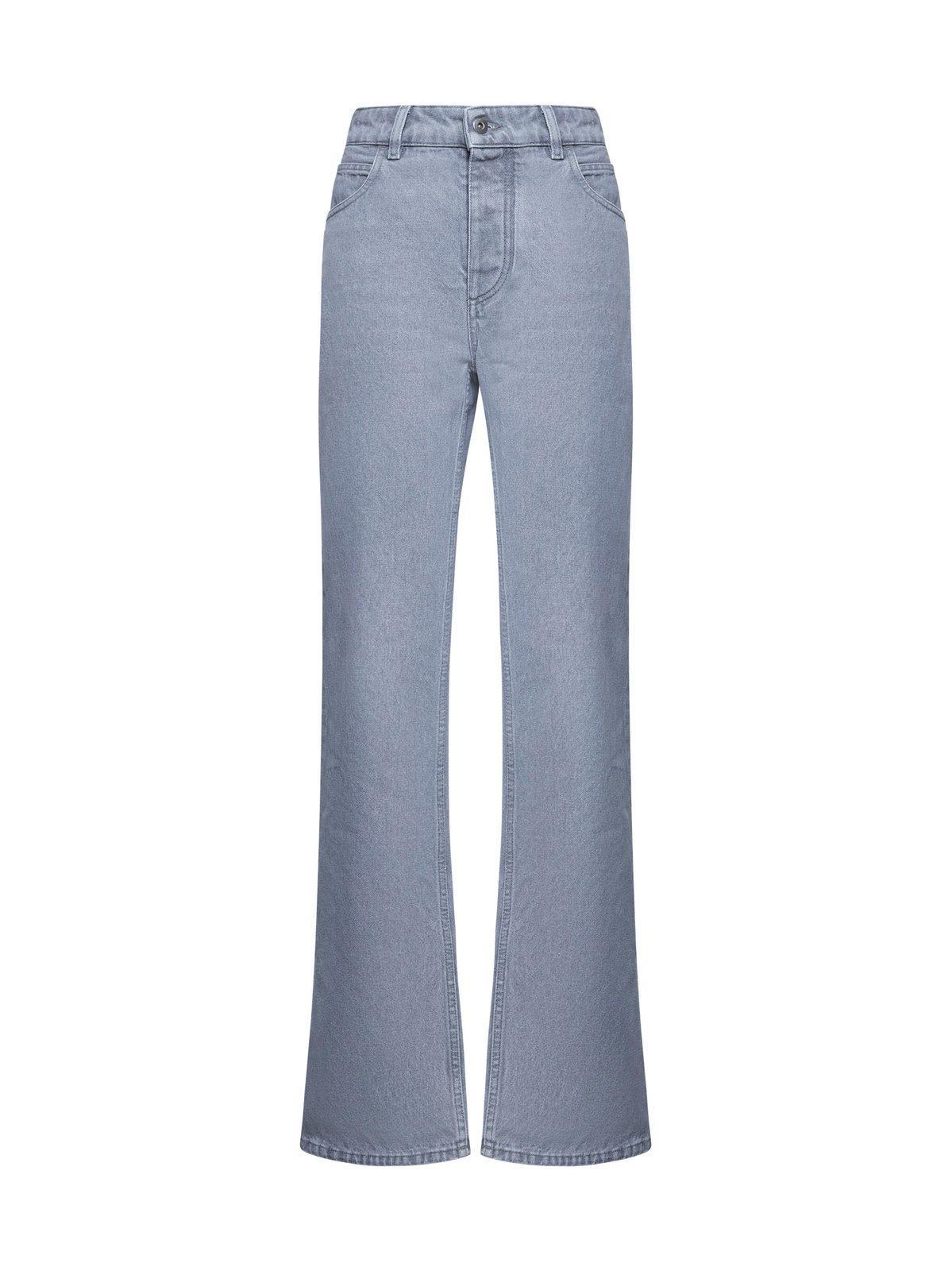 Bottega Veneta Women's Light Flared Jeans in Grey