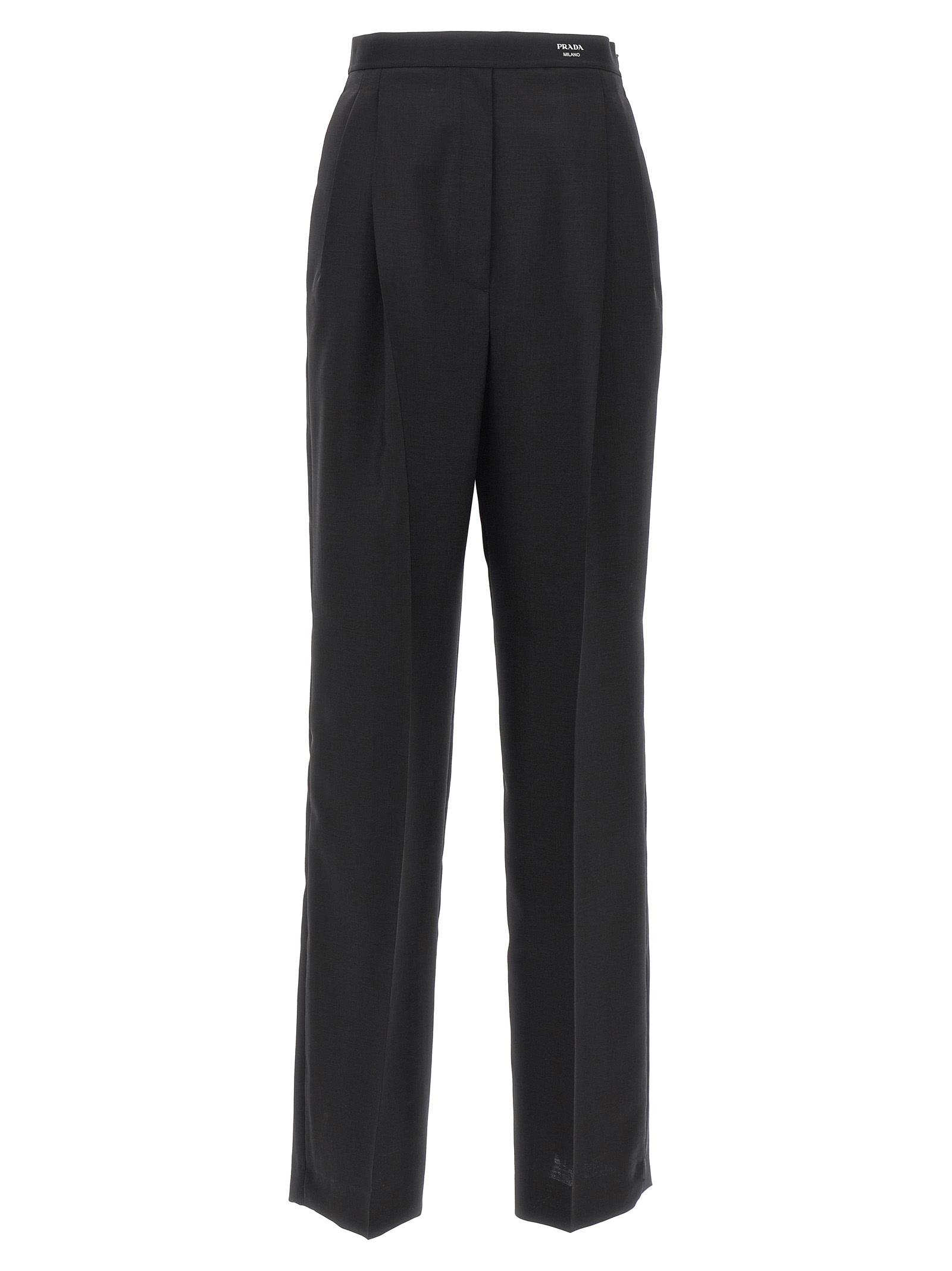 Prada Mohair And Wool Pants
