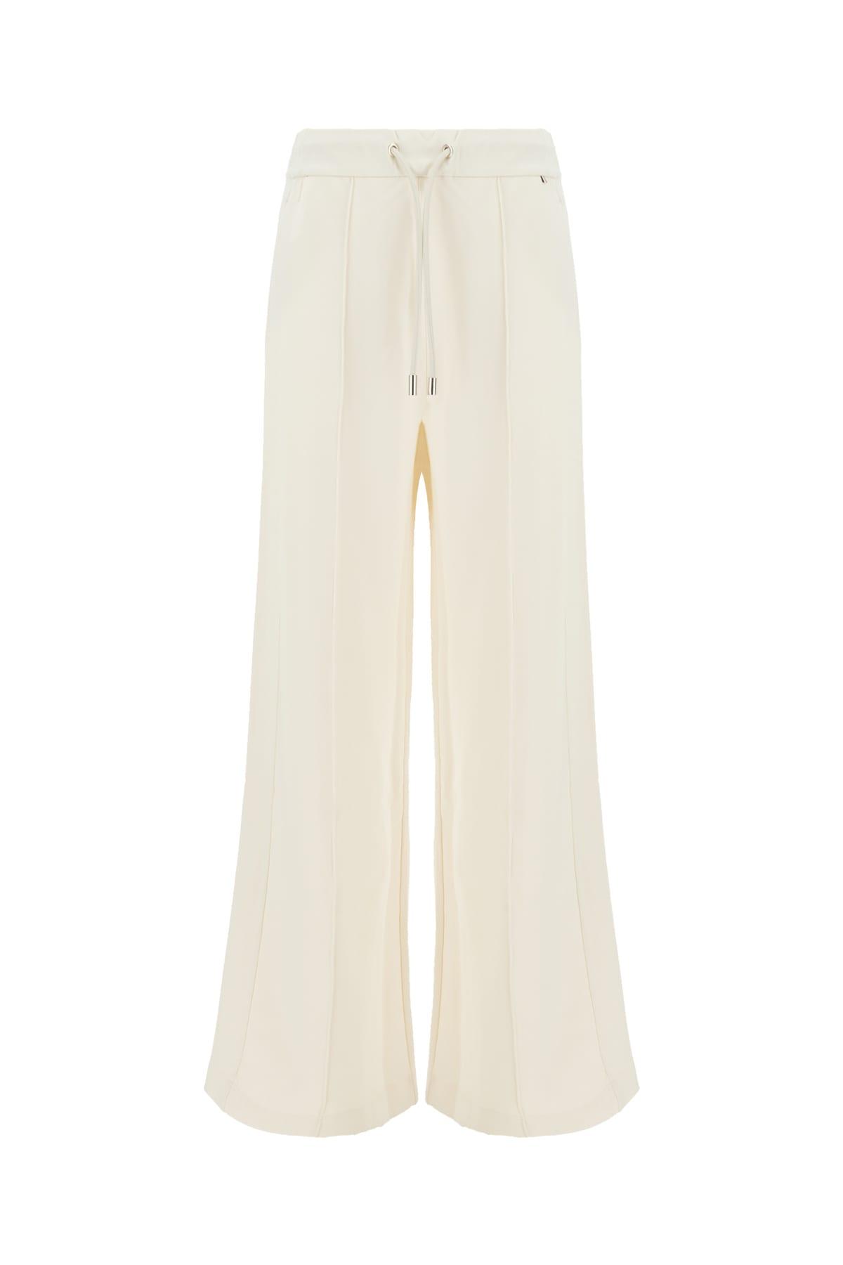 Hugo Boss Ivory Stretch Polyester Blend Joggers