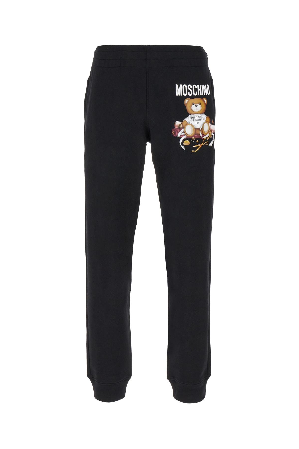 Moschino Black Cotton Joggers